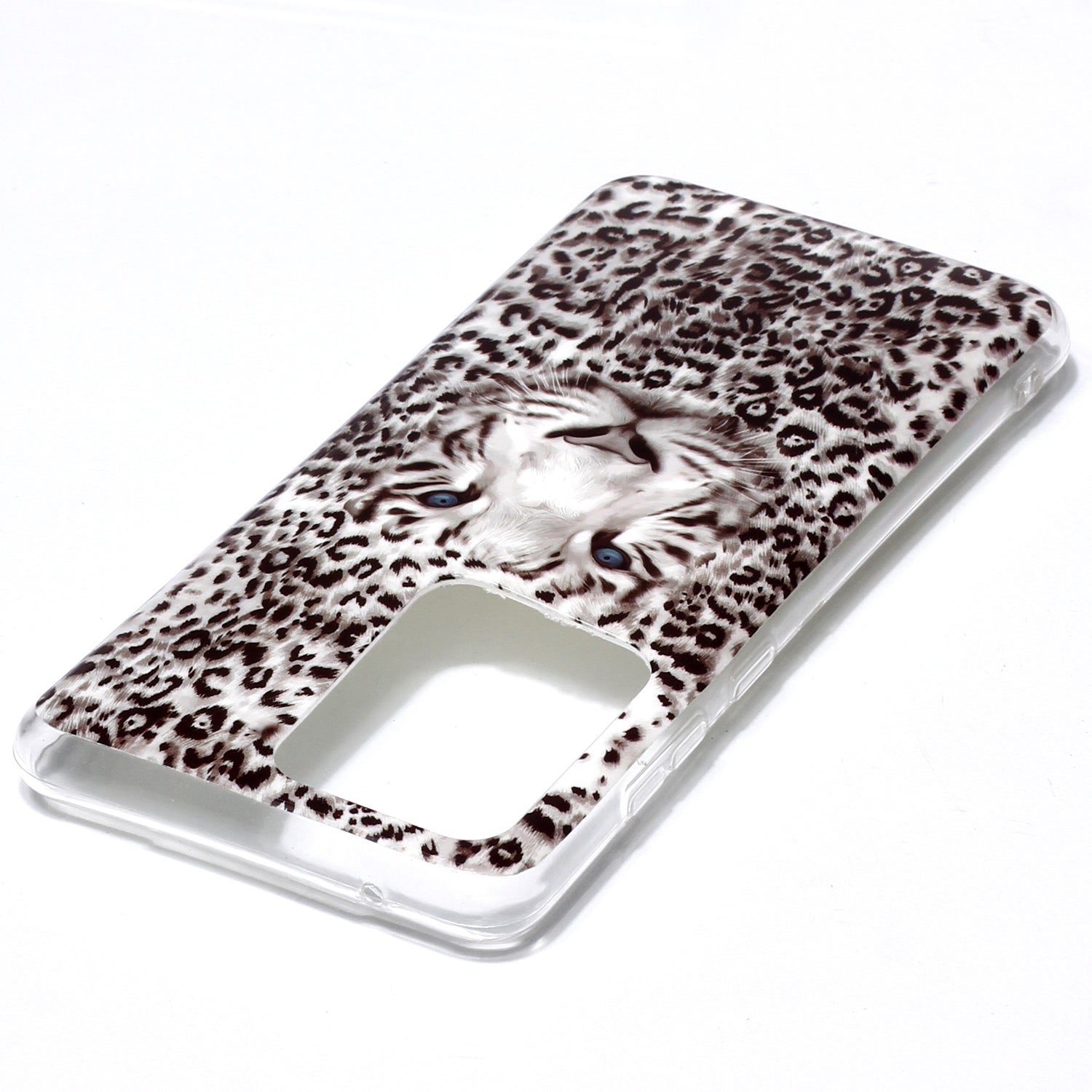 Noctilucent IMD TPU Phone Back Case for Samsung Galaxy S20 Ultra - Leopard