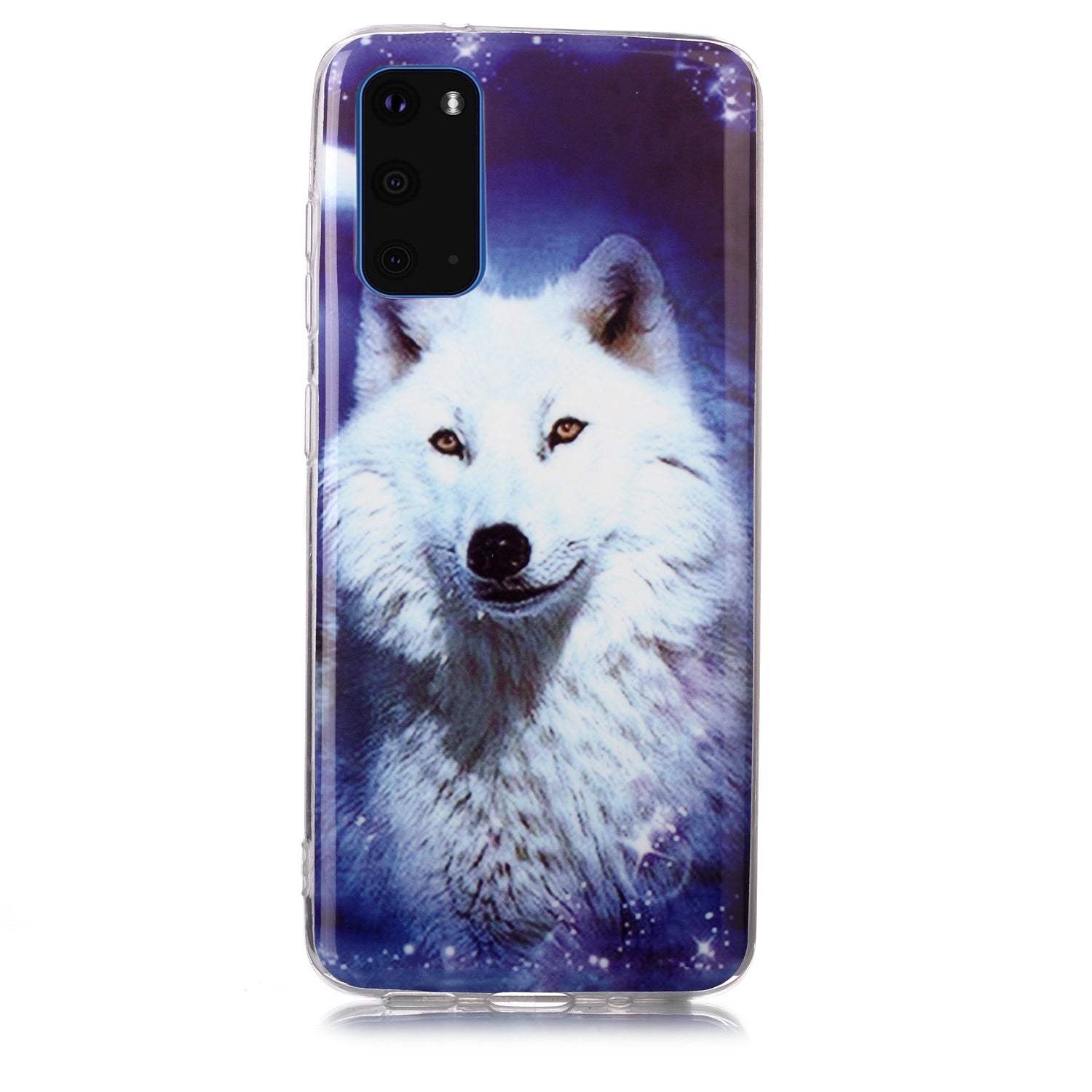 Noctilucent TPU Pattern Printing IMD Cover Shell for Samsung Galaxy S20 4G/S20 5G - Dog