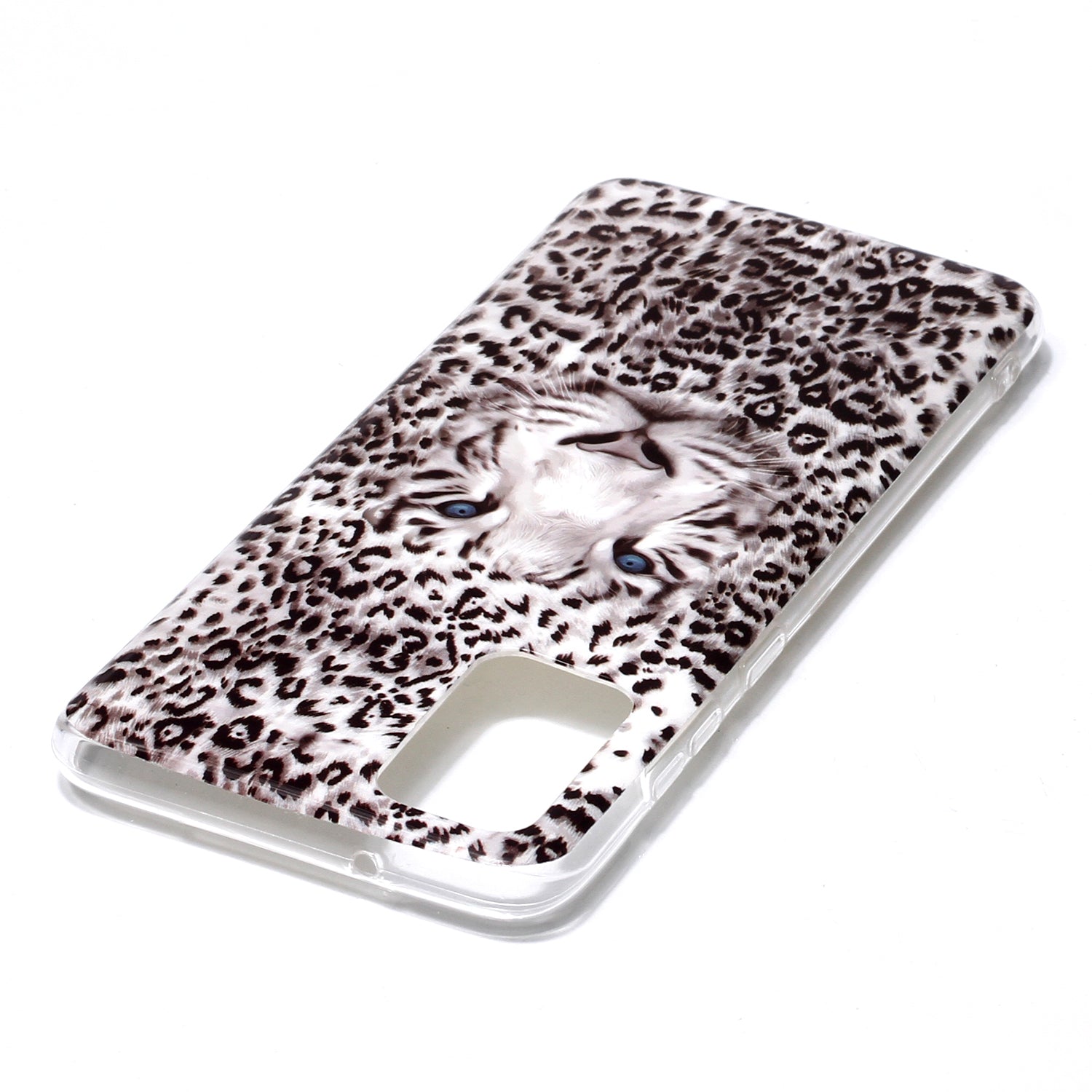 Luminous TPU Pattern Printing IMD Protetive Shell for Samsung Galaxy S20 Plus - Leopard