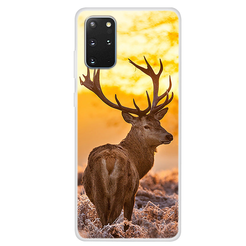 Pattern Printing TPU Case for Samsung Galaxy S20 Plus - Deer