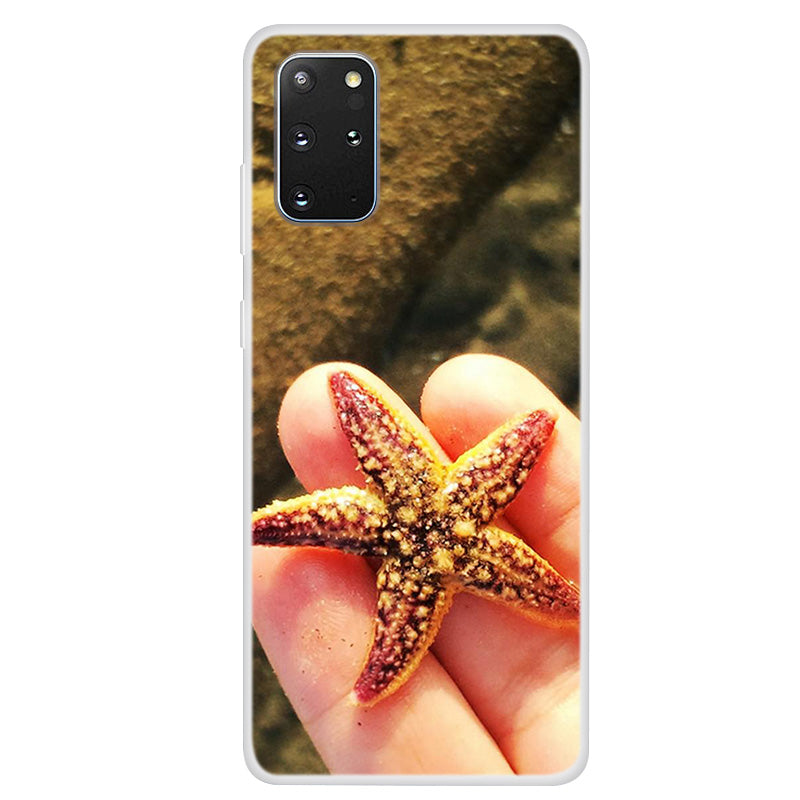 Pattern Printing TPU Case for Samsung Galaxy S20 Plus - Starfish