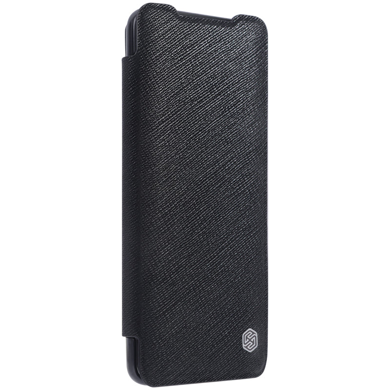 NILLKIN Minge Series Leather Phone Case with Card Holder for Samsung Galaxy S20 Plus - Black