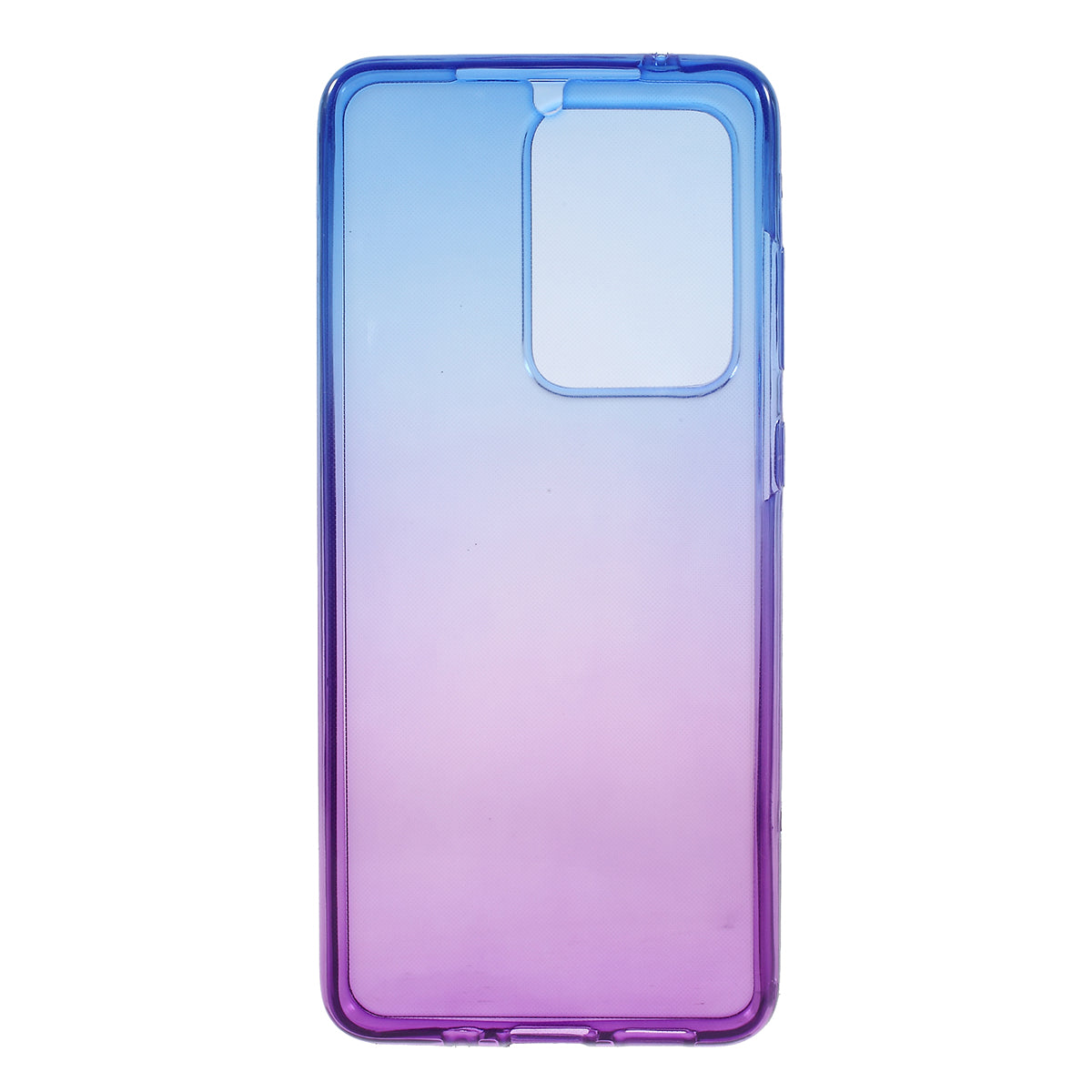 Gradient Color TPU Shell Front + Back Full Protection Phone Casing for Samsung Galaxy S20 Ultra - Blue / Purple