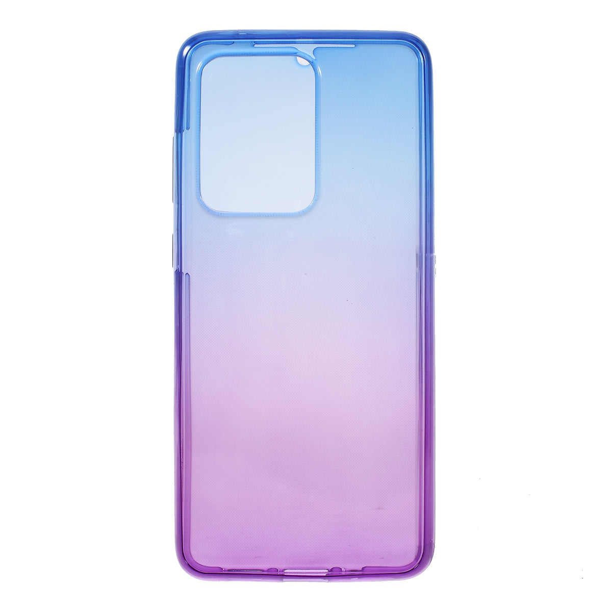 Gradient Color TPU Shell Front + Back Full Protection Phone Casing for Samsung Galaxy S20 Ultra - Blue / Purple