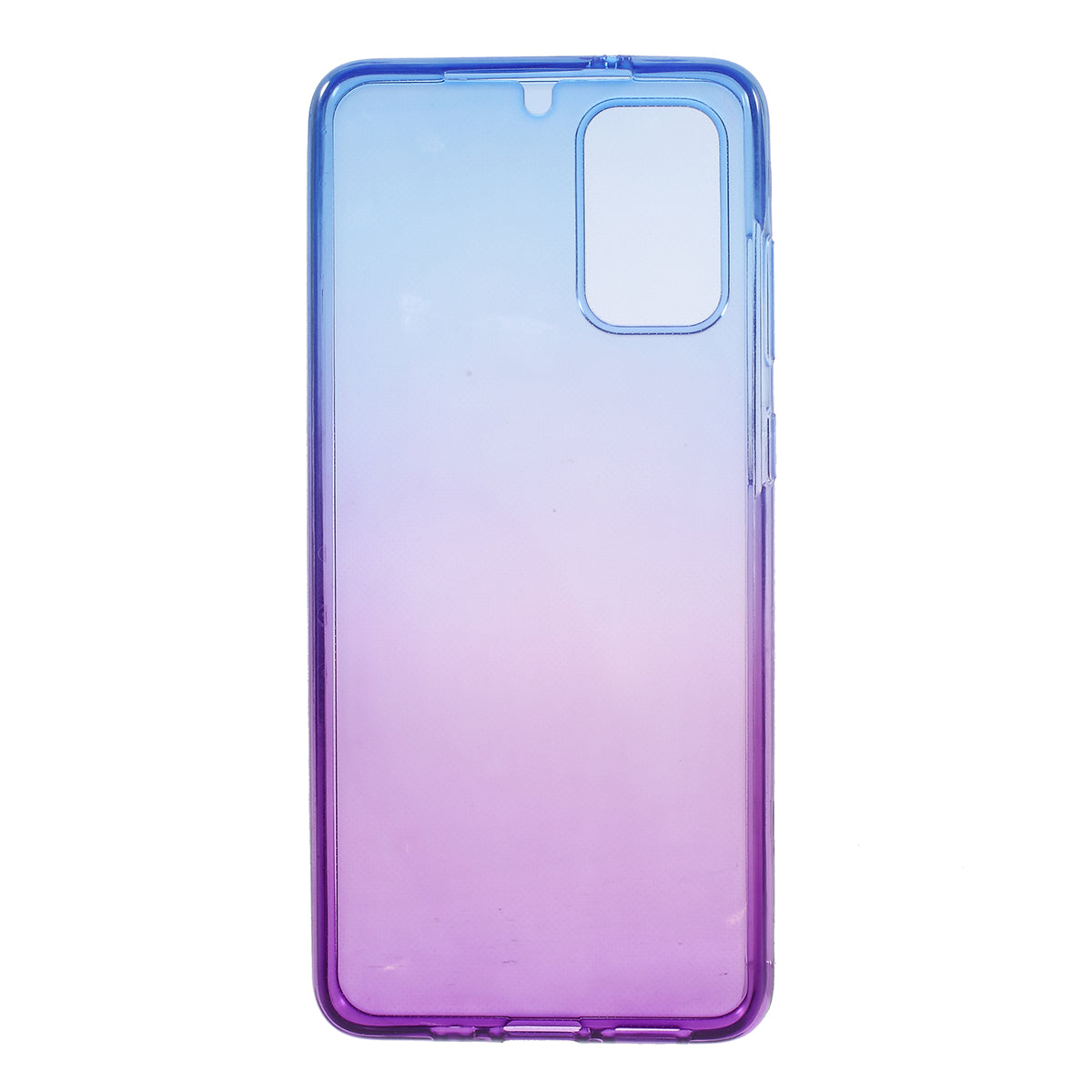 Gradient Color Front + Back 2-Piece Full Protection TPU Case for Samsung Galaxy S20 Plus - Blue / Purple