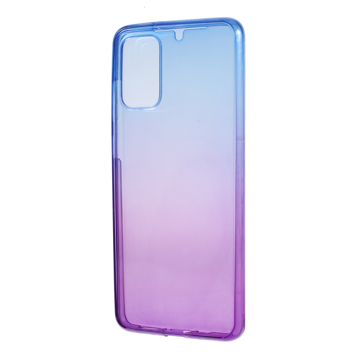 Gradient Color Front + Back 2-Piece Full Protection TPU Case for Samsung Galaxy S20 Plus - Blue / Purple