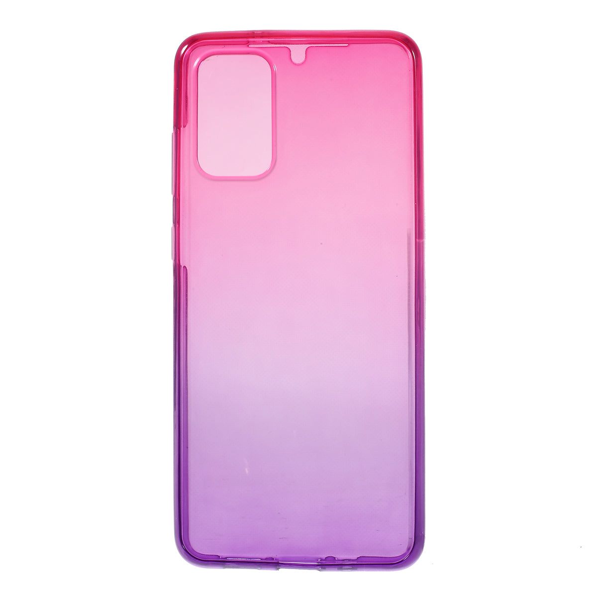 Gradient Color Front + Back 2-Piece Full Protection TPU Case for Samsung Galaxy S20 Plus - Rose / Purple