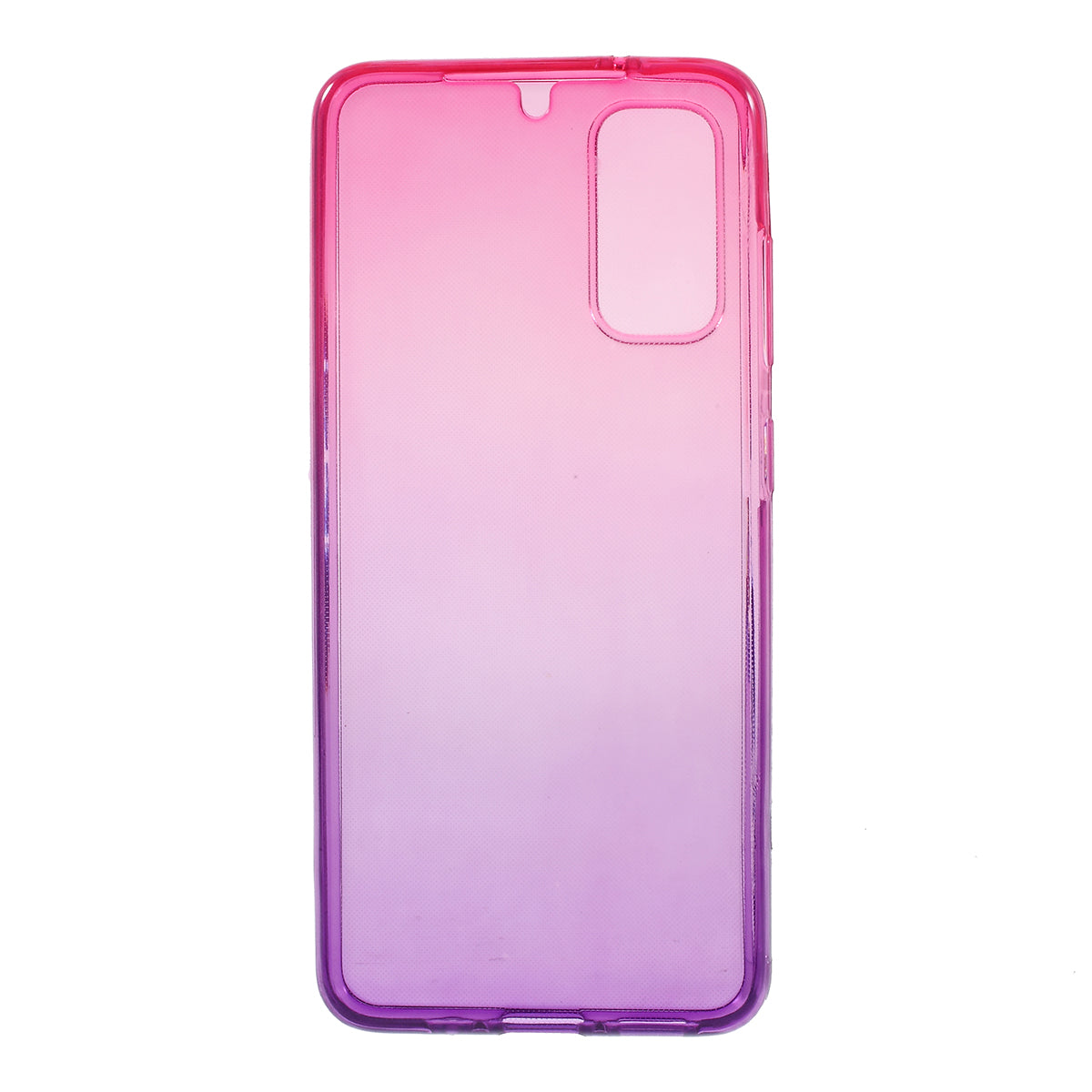 Gradient Color All-wrapped 2-Piece TPU Mobile Case for Samsung Galaxy S20 4G/S20 5G - Rose / Purple