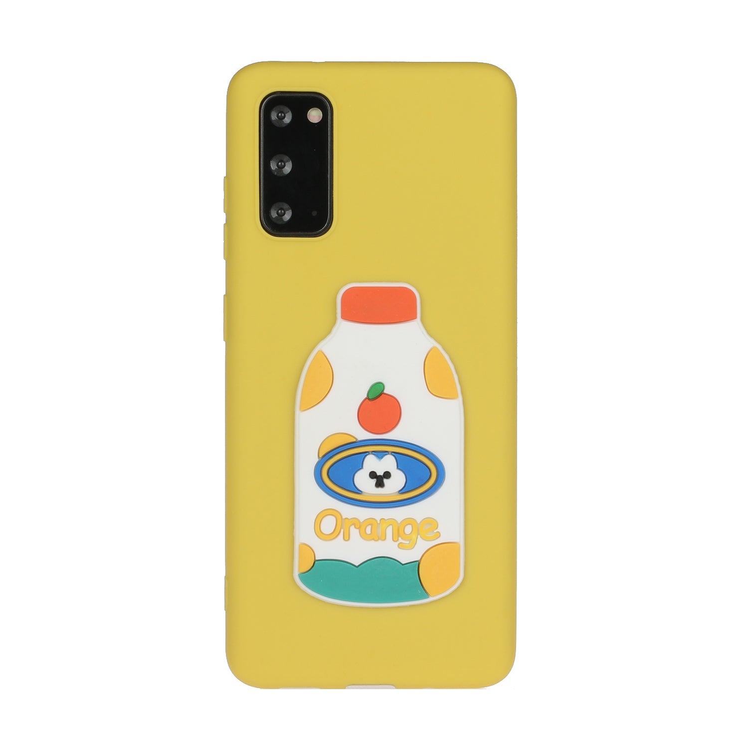 Animal Logo Decor TPU Phone Case Cover for Samsung Galaxy S20 4G/S20 5G - Bottle