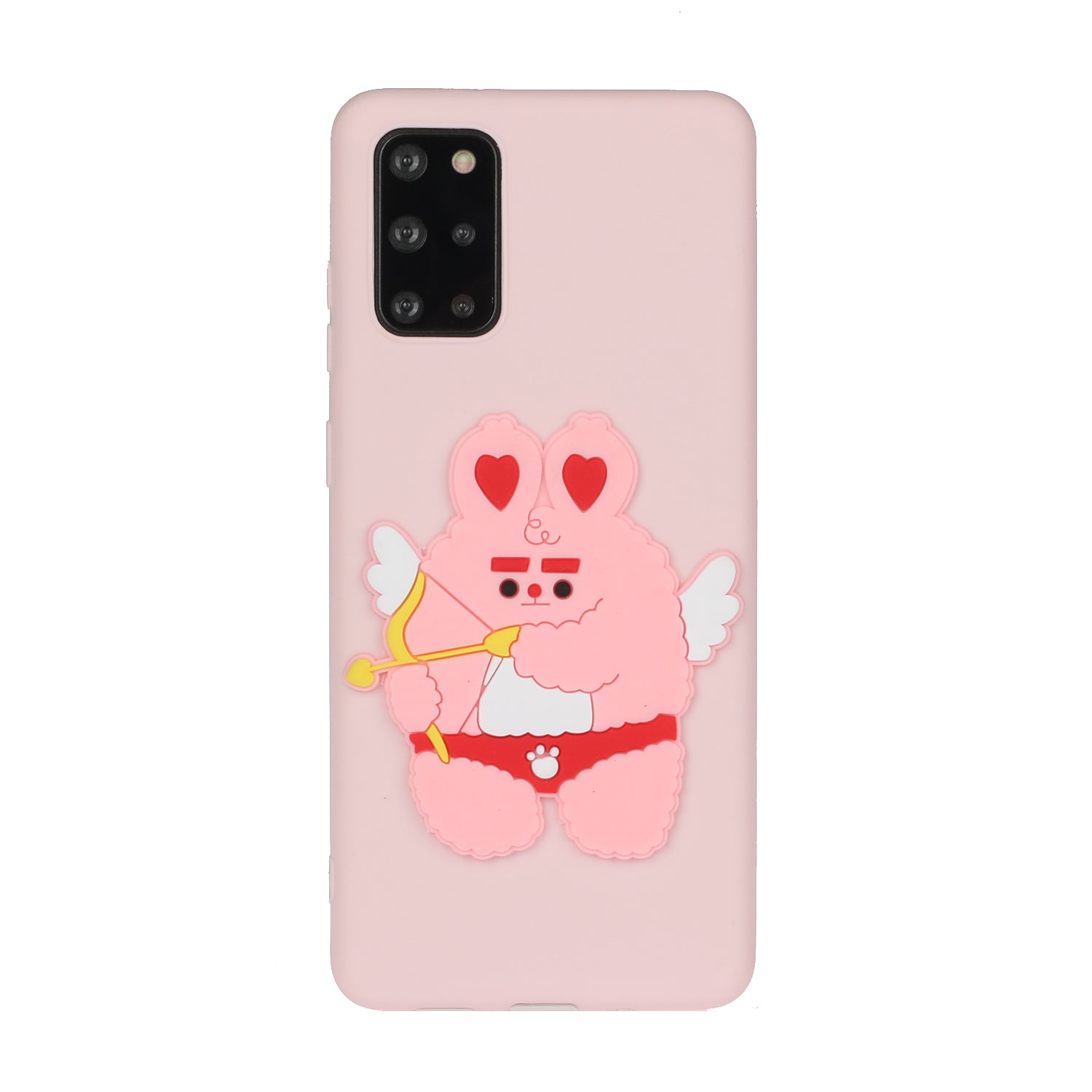 Animal Logo Decor TPU Phone Case Cover for Samsung Galaxy S20 Plus / S20 Plus 5G - Cupid