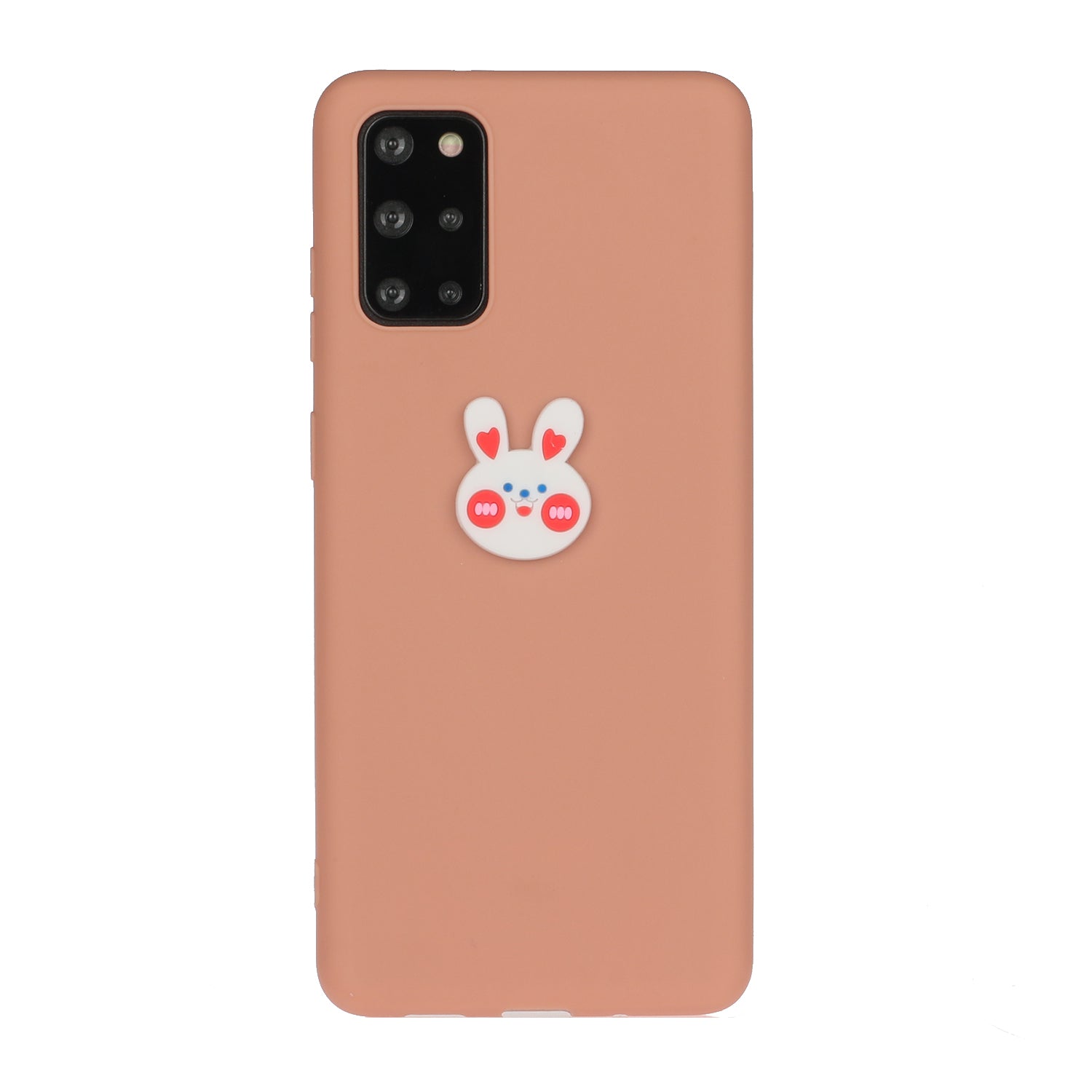 Animal Logo Decor TPU Phone Case Cover for Samsung Galaxy S20 Plus / S20 Plus 5G - Rabbit