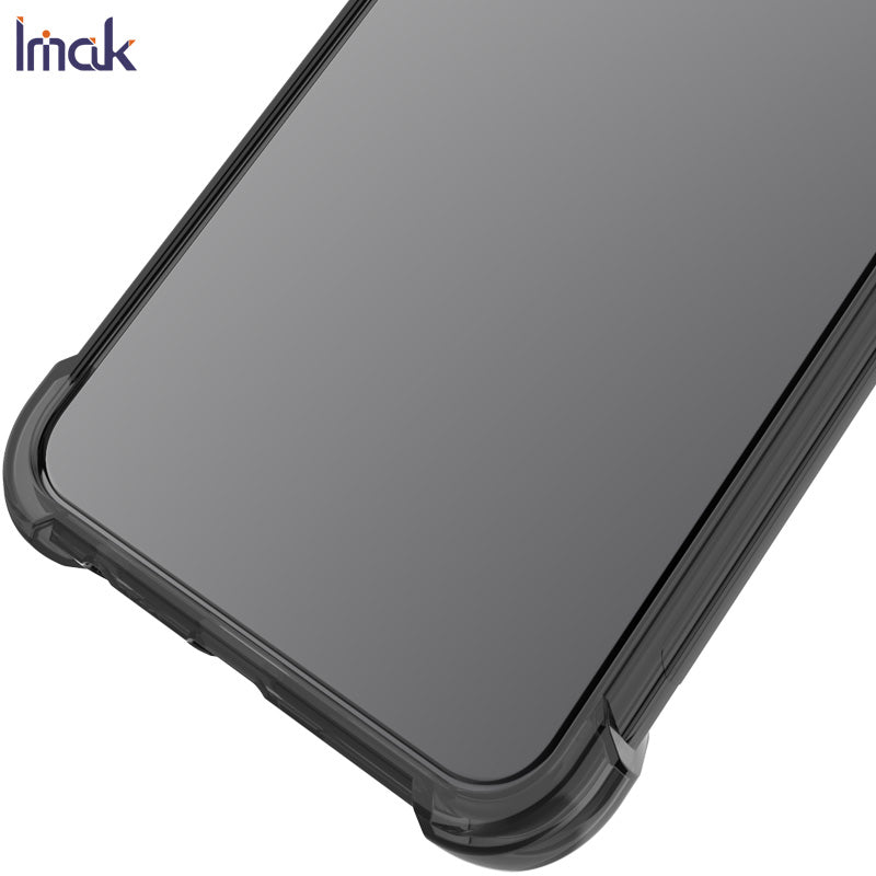 IMAK Anti-drop TPU Soft Phone Case + Screen Protector Film for Samsung Galaxy S20 Ultra 5G - Grey