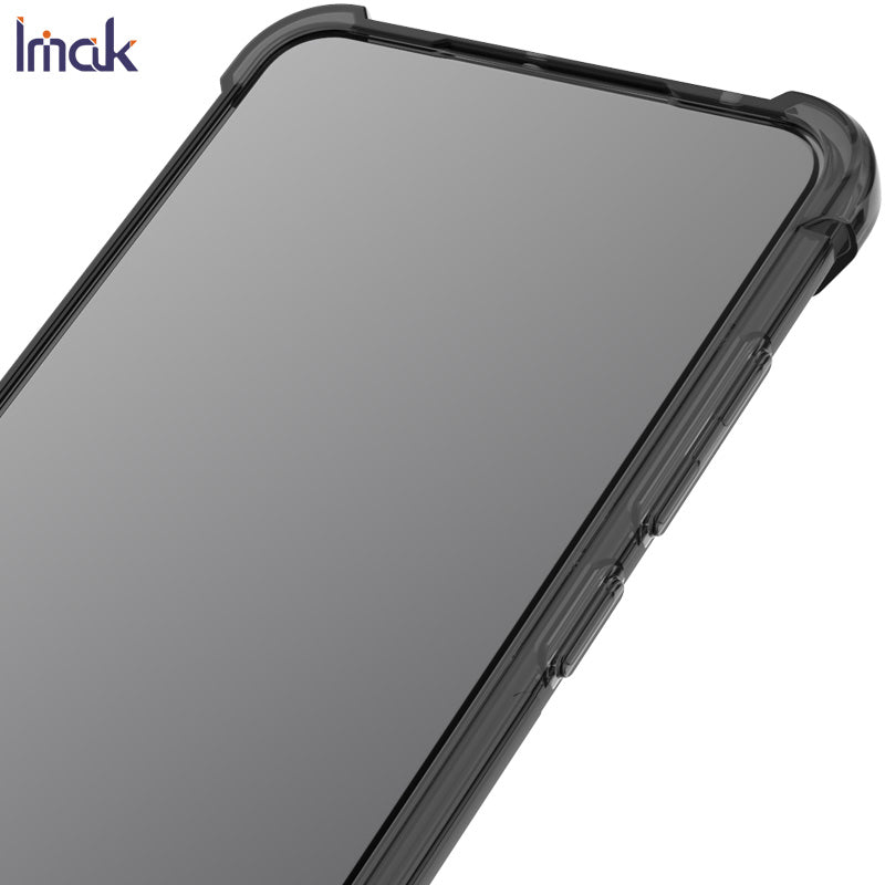 IMAK Anti-drop TPU Soft Phone Case + Screen Protector Film for Samsung Galaxy S20 Ultra 5G - Grey