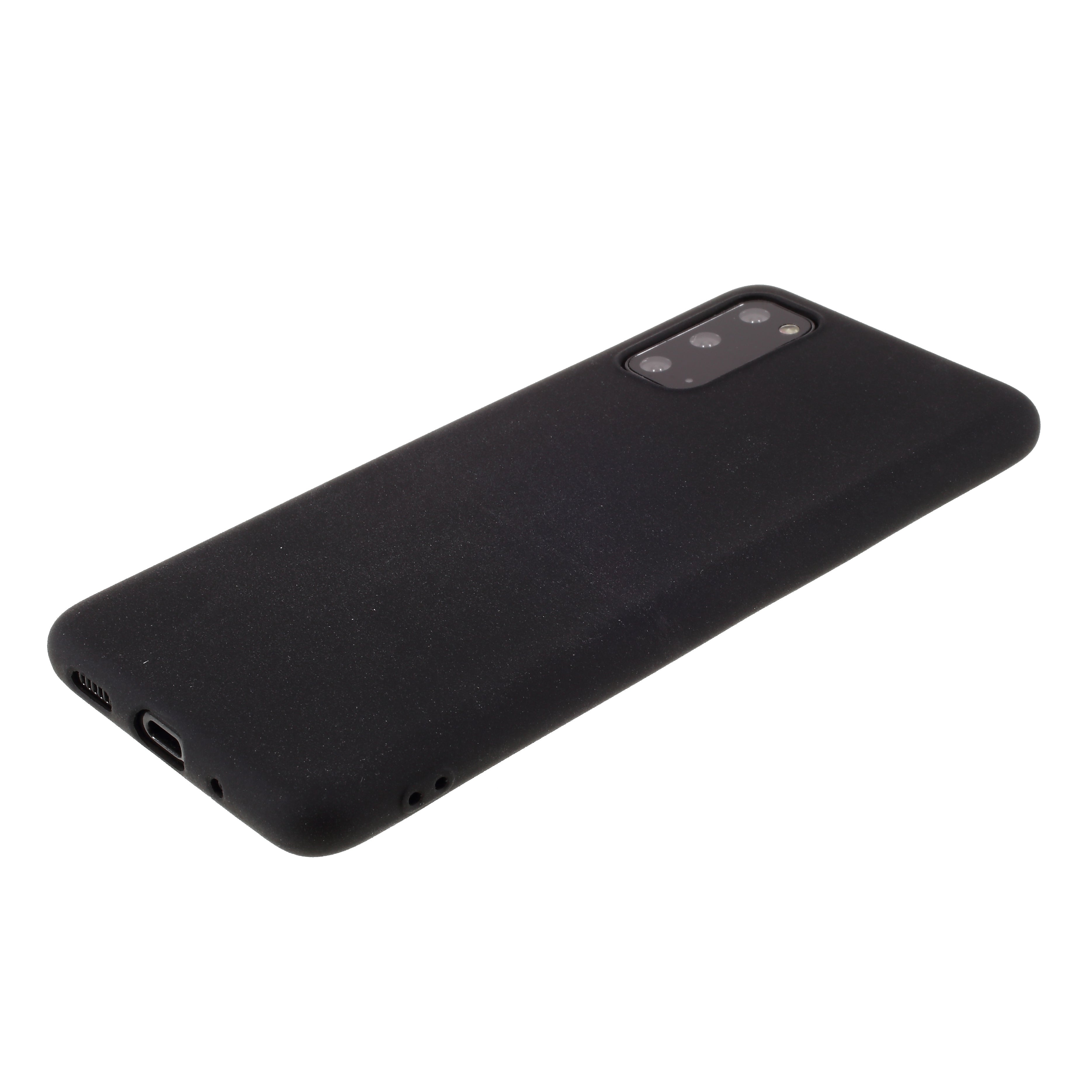 Double-sided Matte TPU Shell for Samsung Galaxy S20 4G/S20 5G - Black