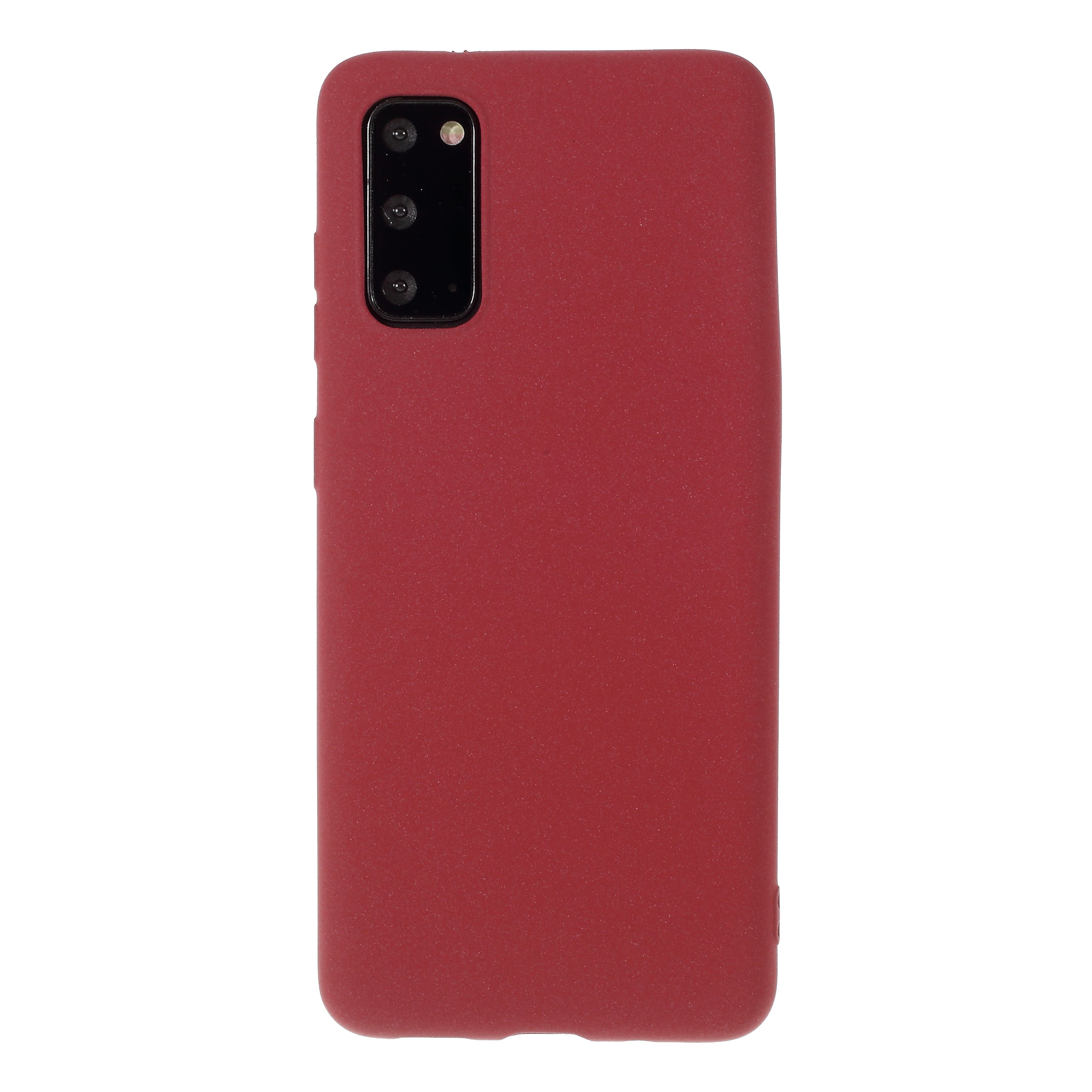 Double-sided Matte TPU Shell for Samsung Galaxy S20 4G/S20 5G - Red