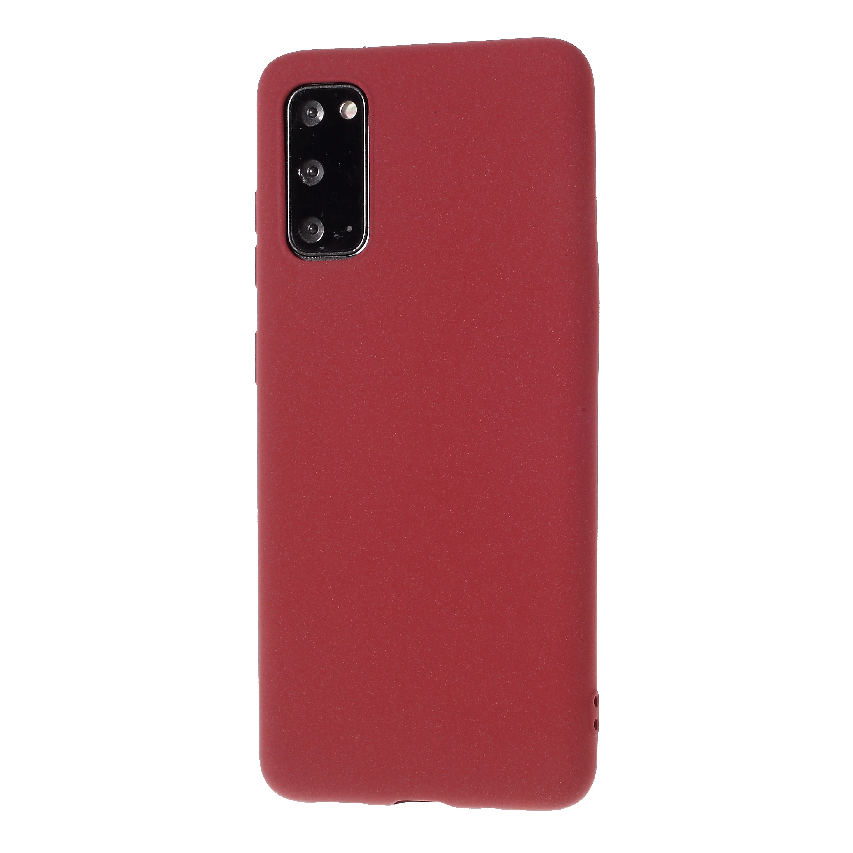 Double-sided Matte TPU Shell for Samsung Galaxy S20 4G/S20 5G - Red