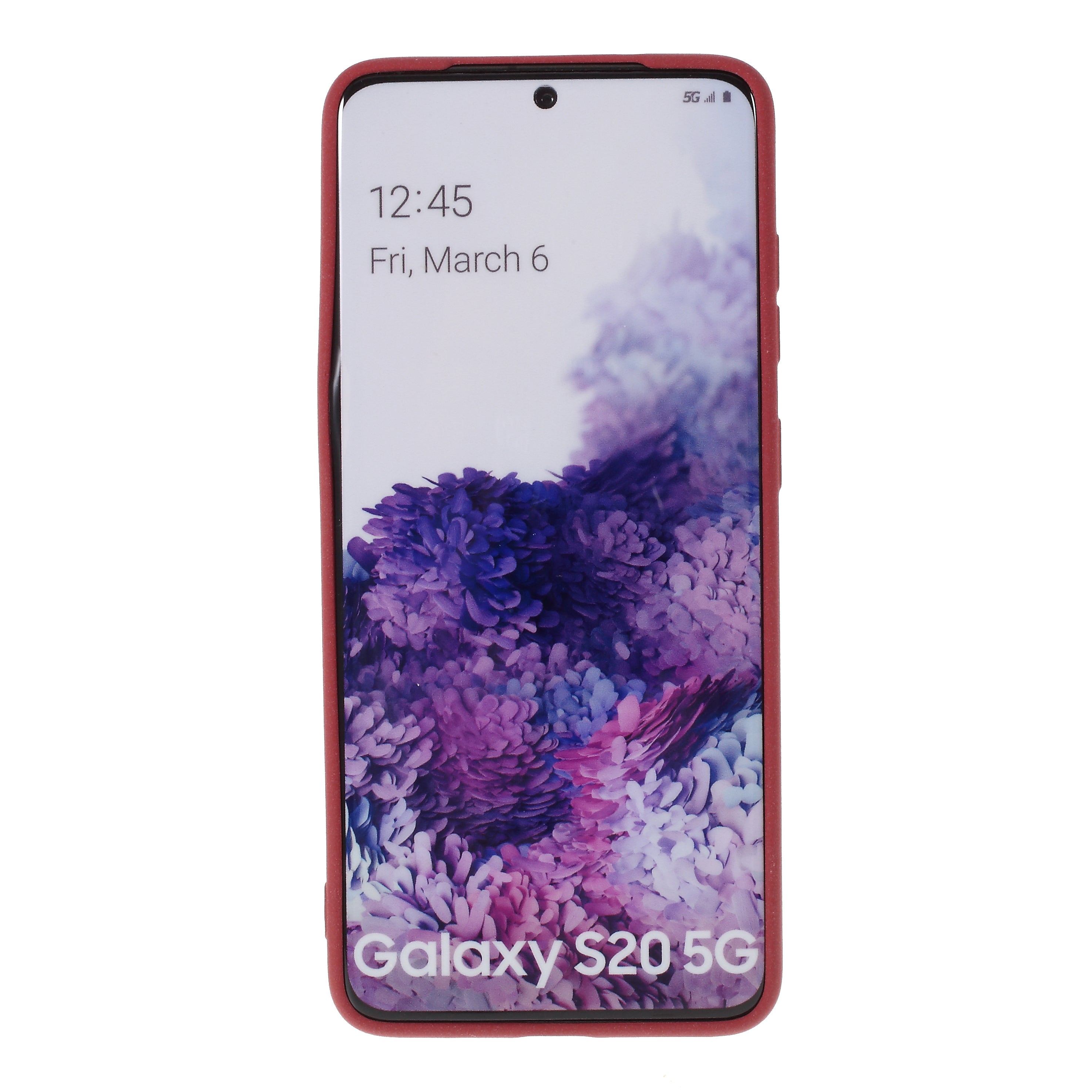 Double-sided Matte TPU Shell for Samsung Galaxy S20 4G/S20 5G - Red