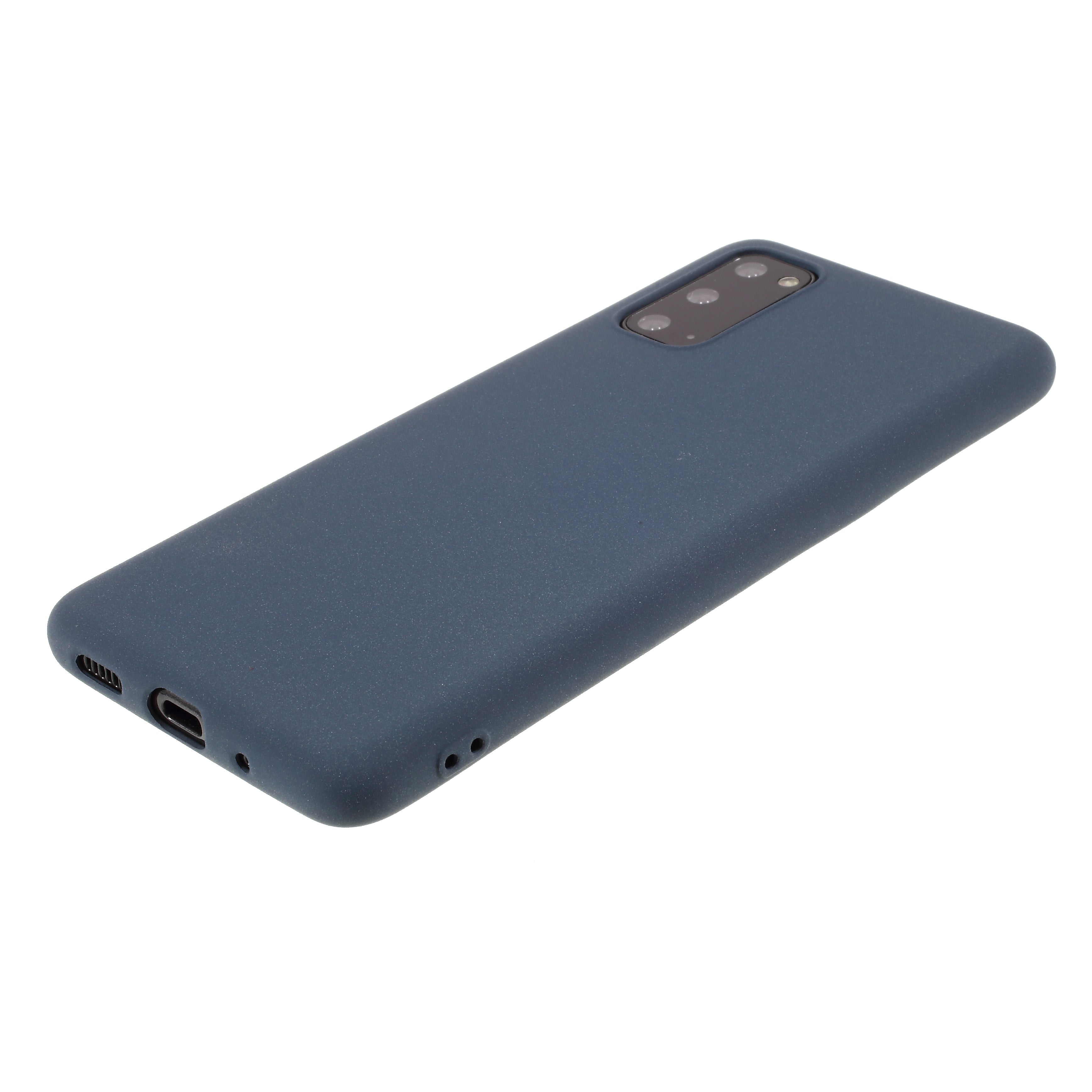 Double-sided Matte TPU Shell for Samsung Galaxy S20 4G/S20 5G - Blue