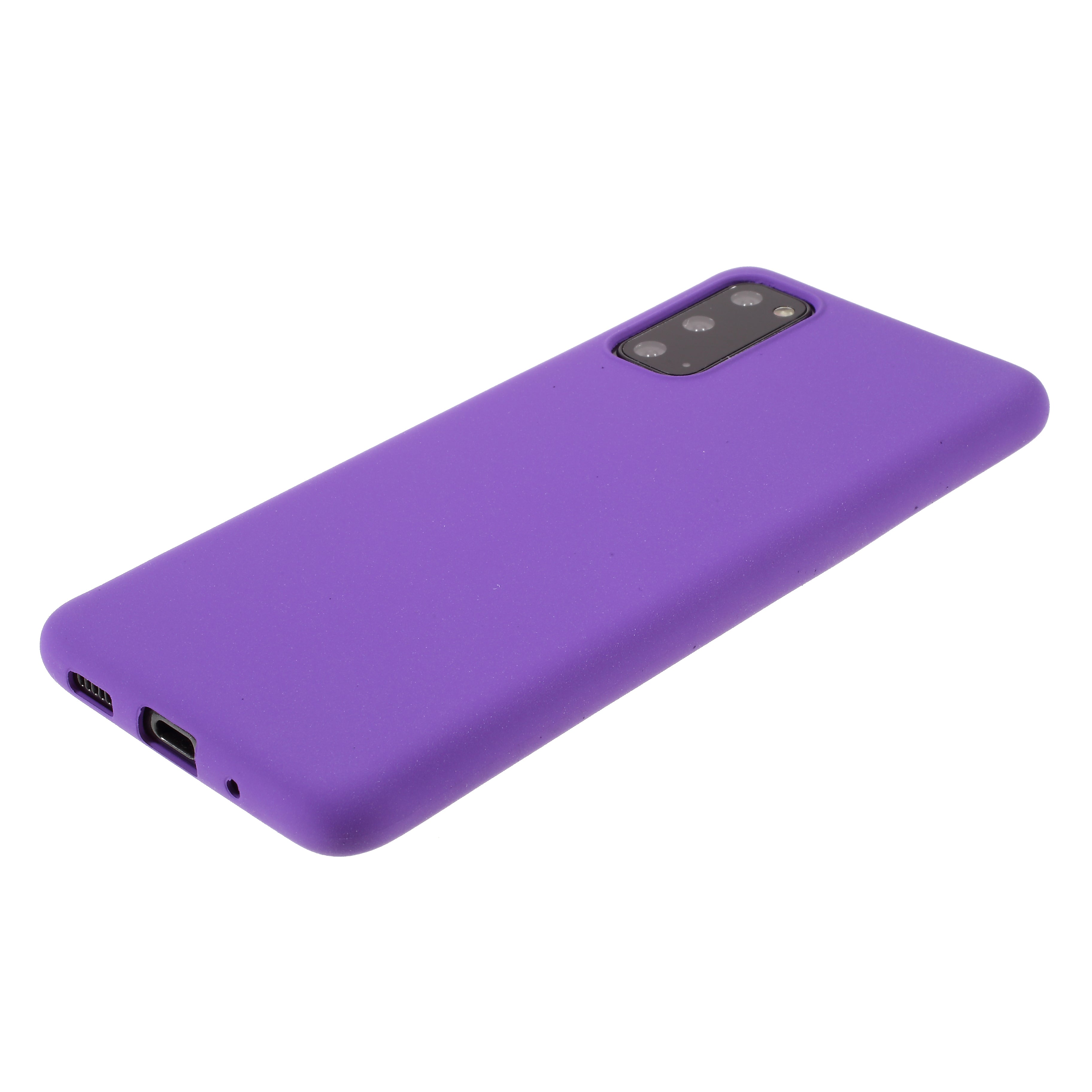 Double-sided Matte TPU Shell for Samsung Galaxy S20 4G/S20 5G - Purple