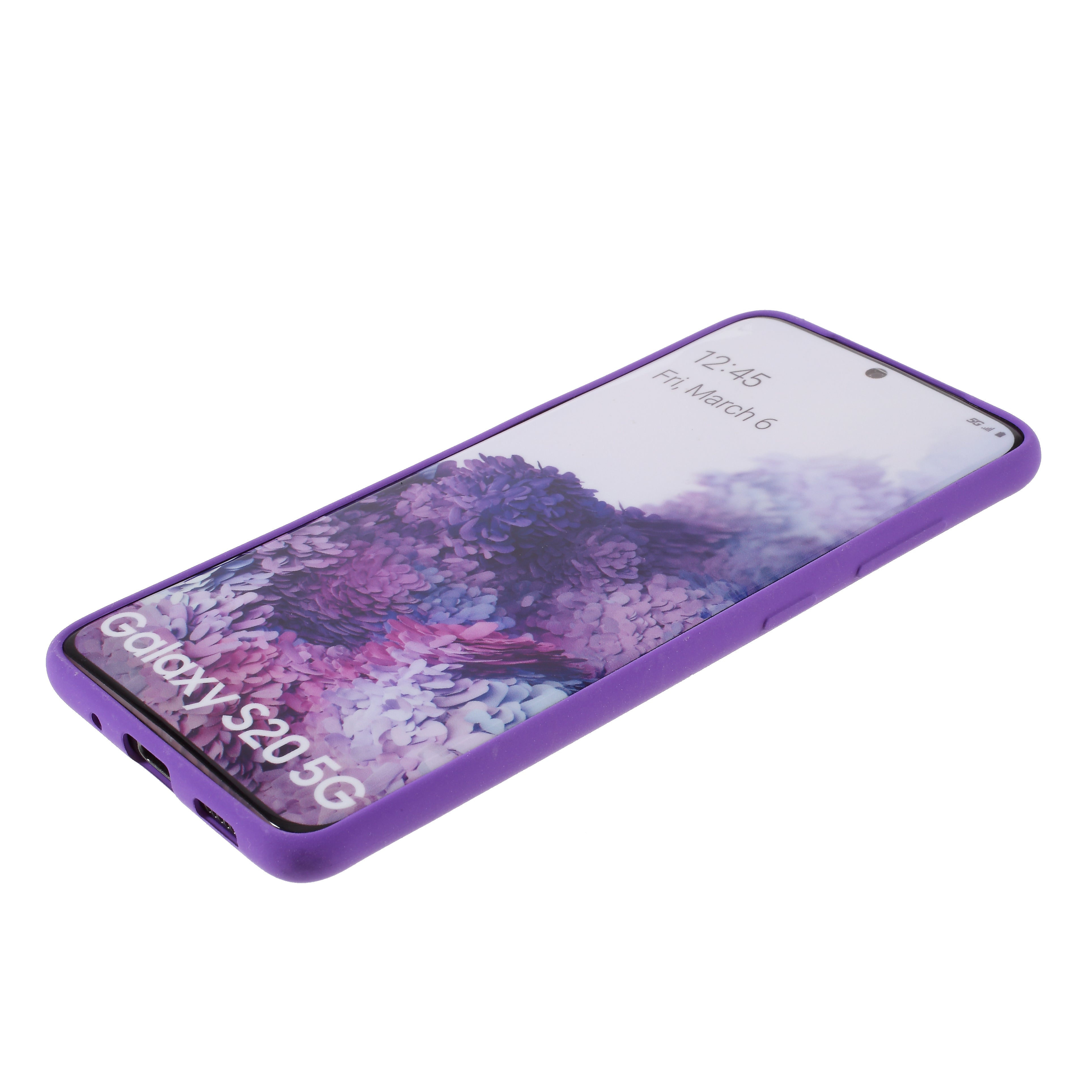 Double-sided Matte TPU Shell for Samsung Galaxy S20 4G/S20 5G - Purple