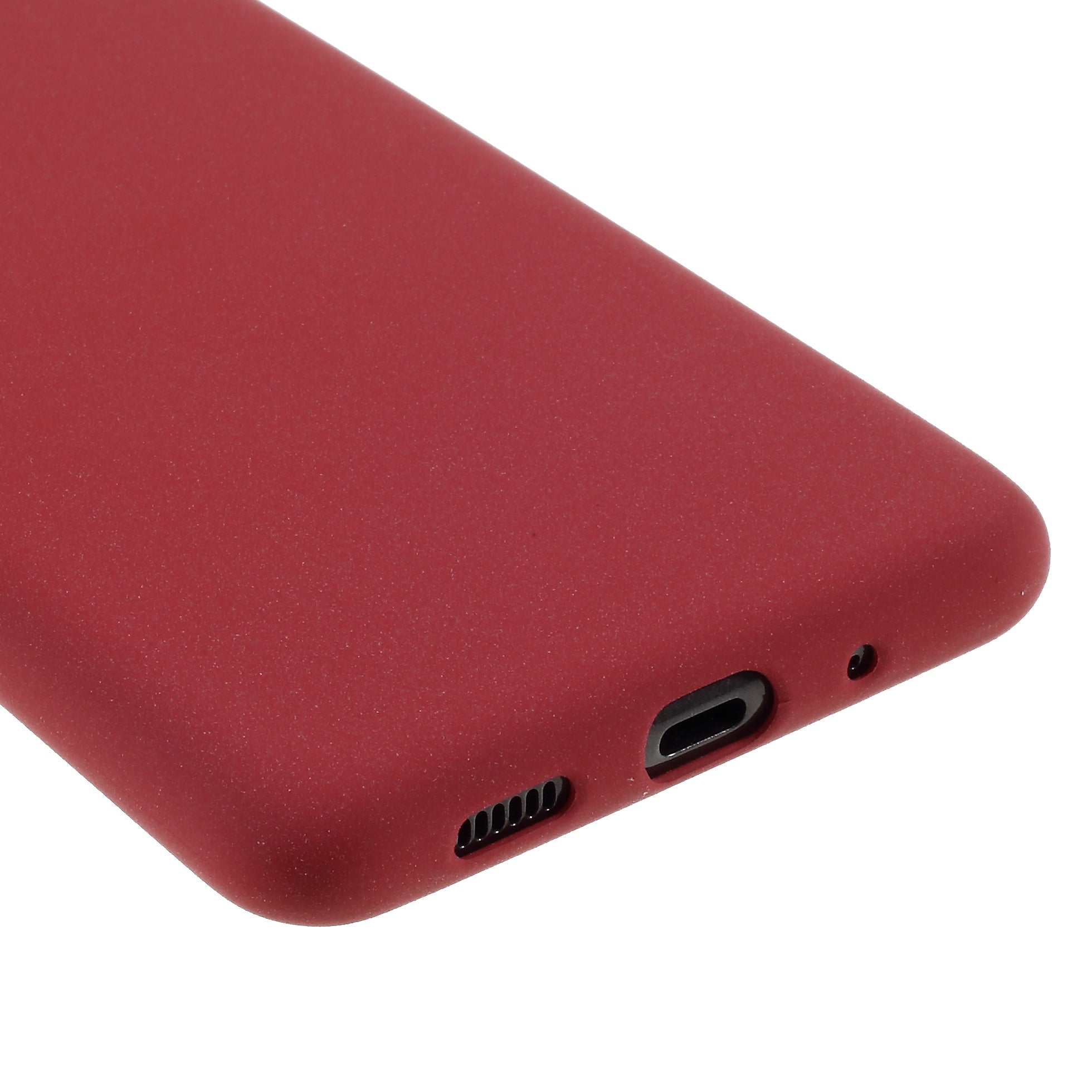 Double-sided Matte TPU Cell Phone Cover for Samsung Galaxy S20 Ultra - Red