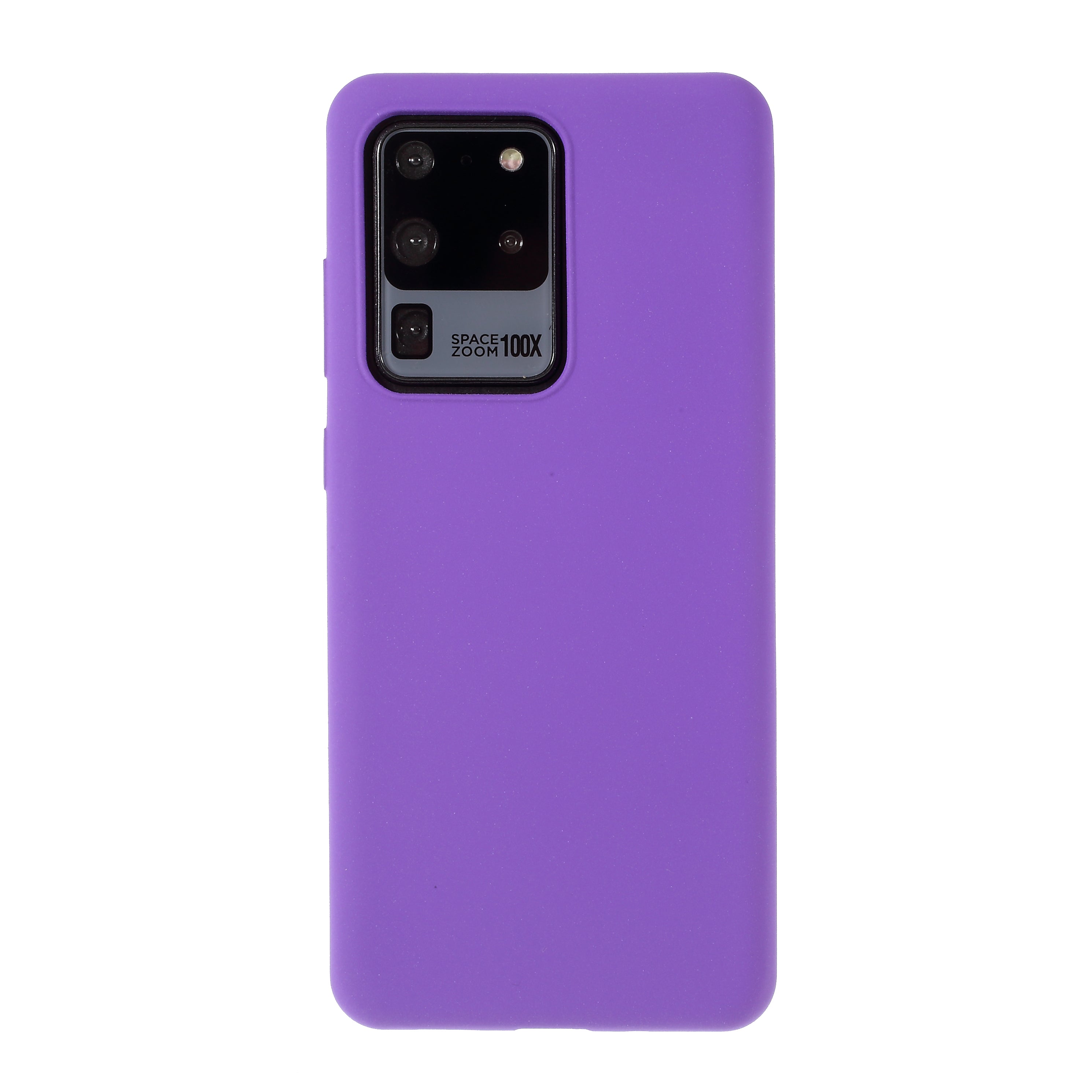 Double-sided Matte TPU Cell Phone Cover for Samsung Galaxy S20 Ultra - Purple