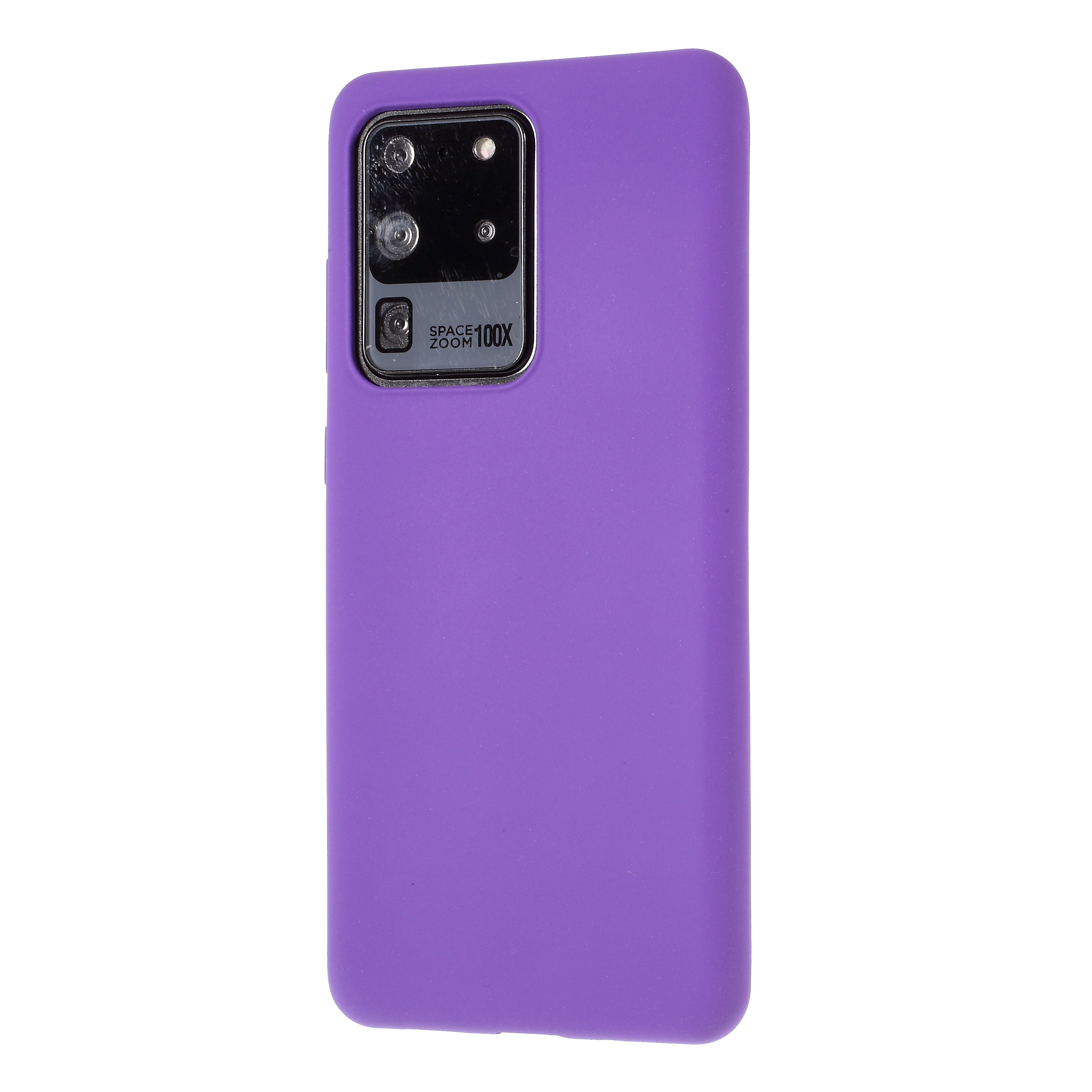 Double-sided Matte TPU Cell Phone Cover for Samsung Galaxy S20 Ultra - Purple