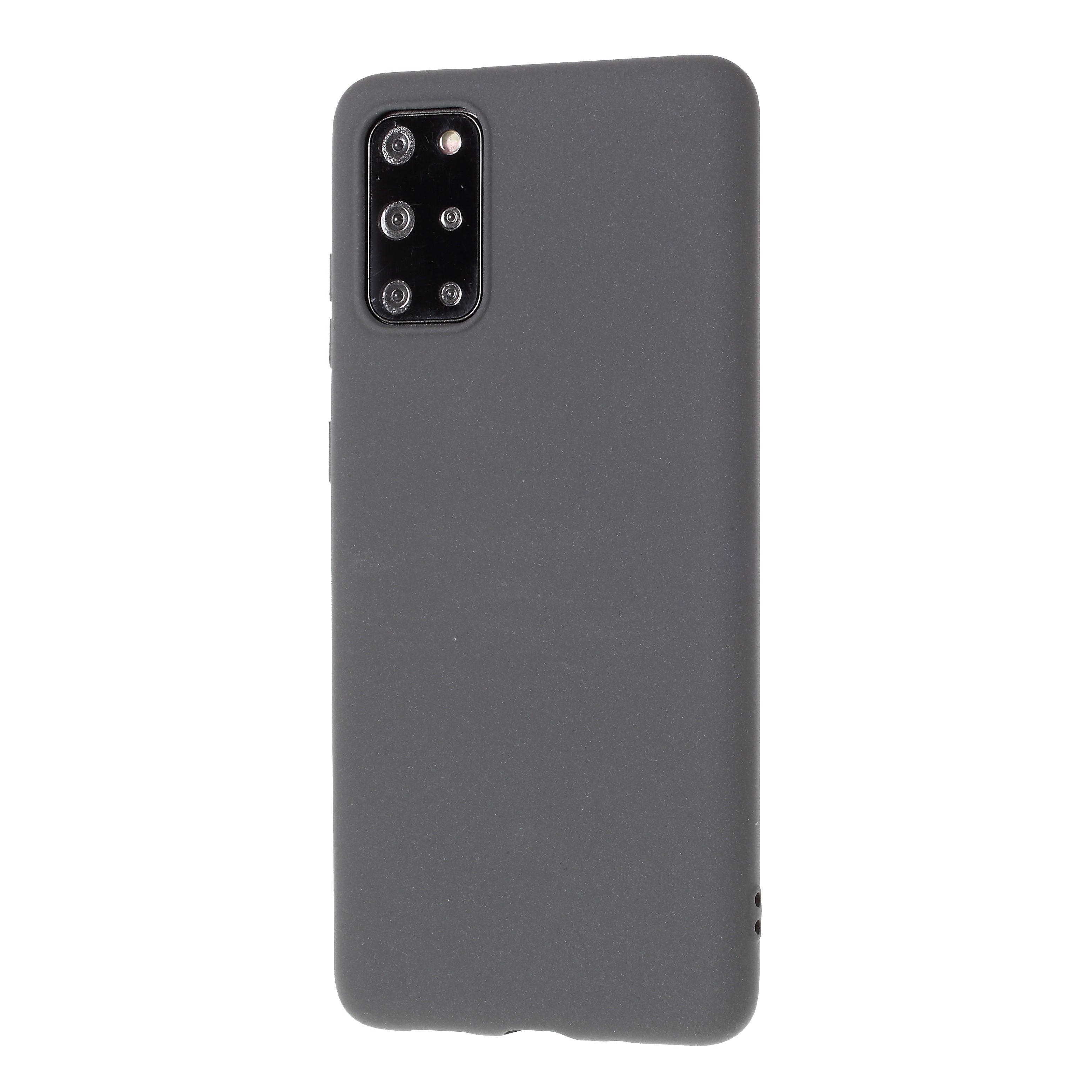 Furry Feel Double-sided Matte TPU Shell for Samsung Galaxy S20 Plus - Grey