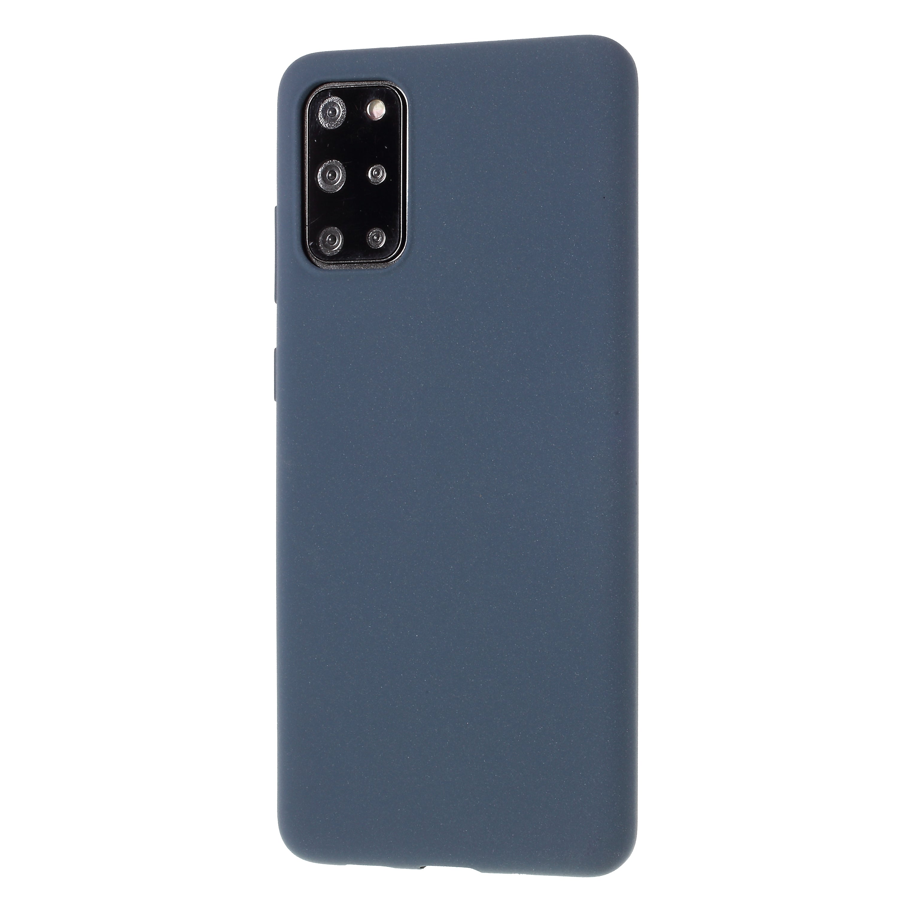 Furry Feel Double-sided Matte TPU Shell for Samsung Galaxy S20 Plus - Blue