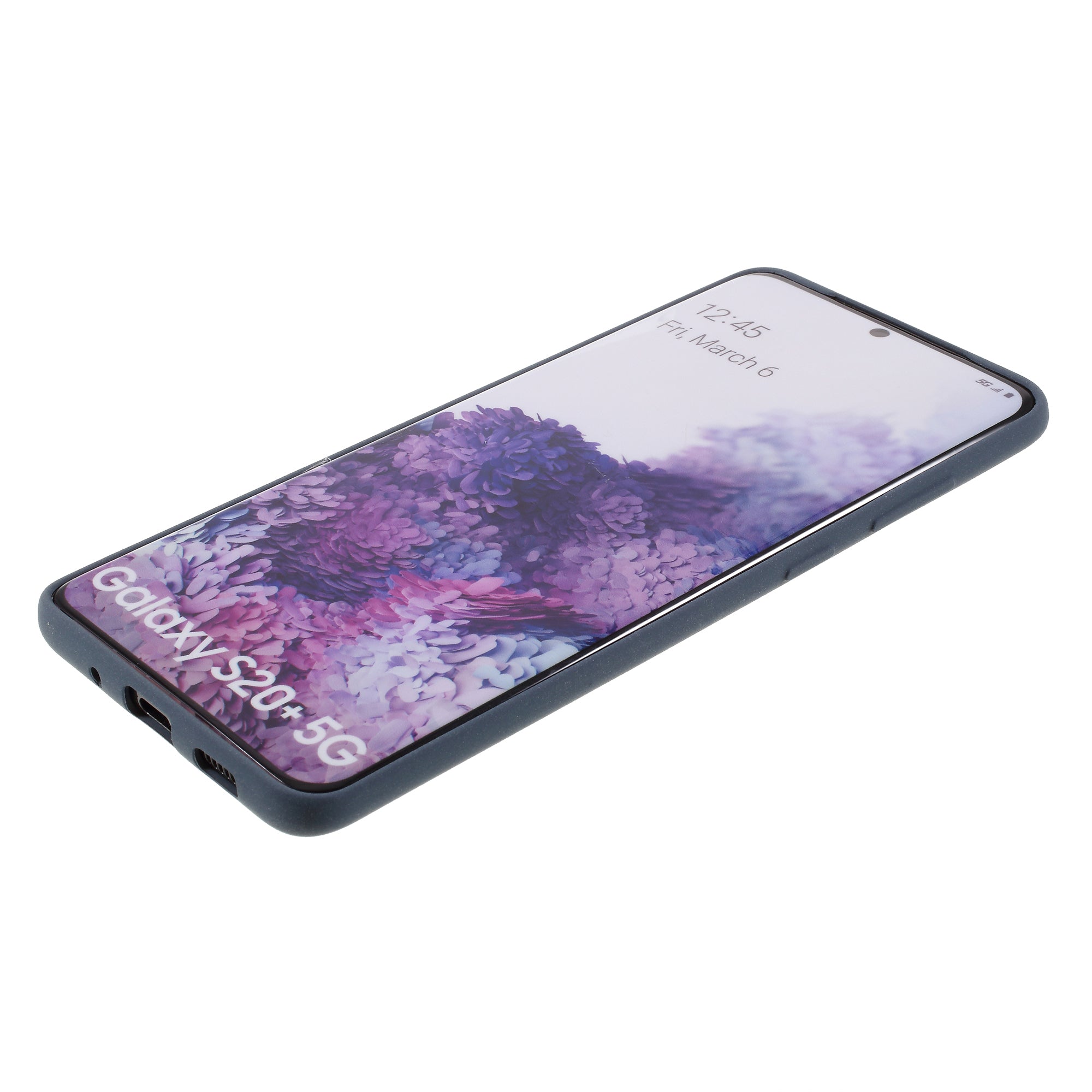 Furry Feel Double-sided Matte TPU Shell for Samsung Galaxy S20 Plus - Blue