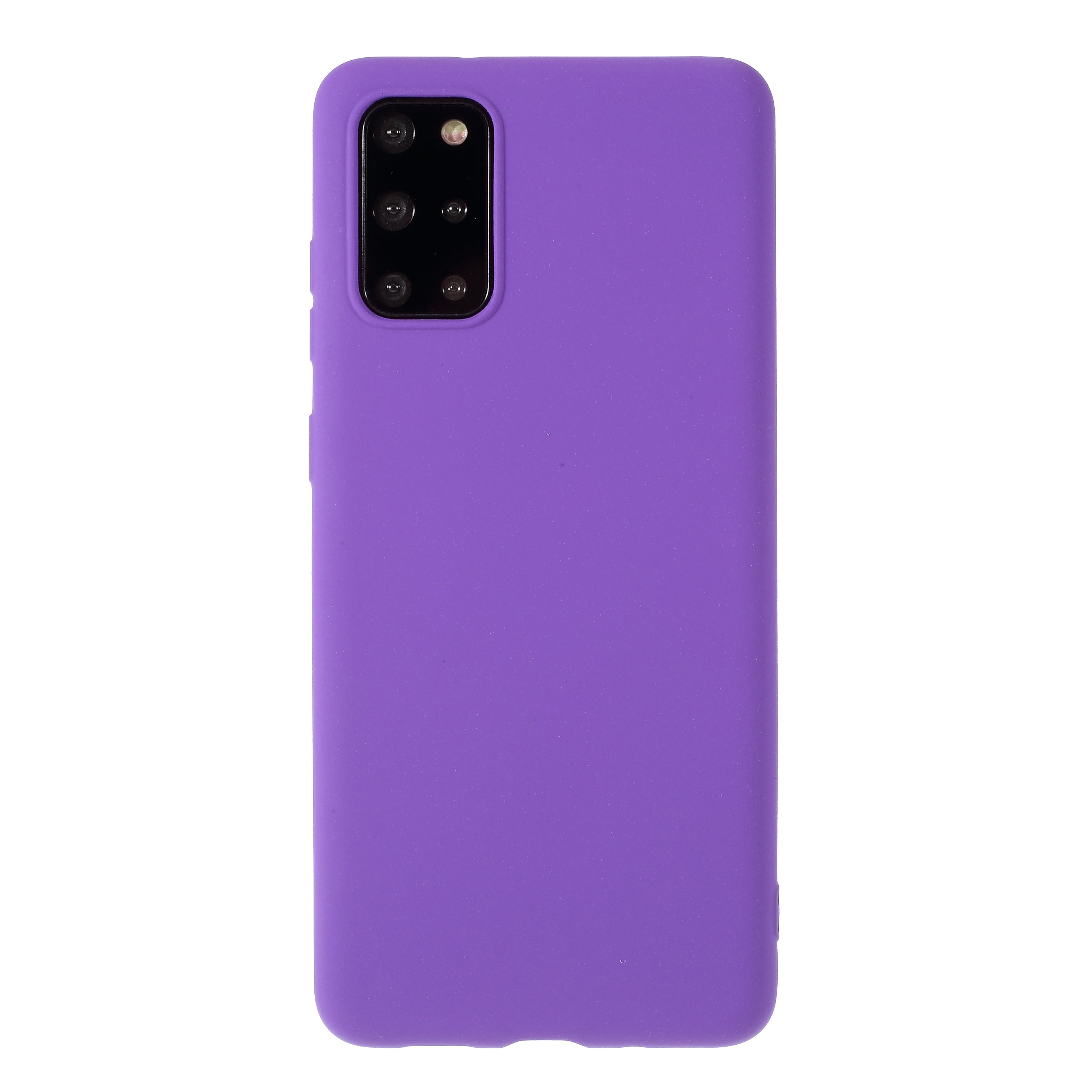 Furry Feel Double-sided Matte TPU Shell for Samsung Galaxy S20 Plus - Purple