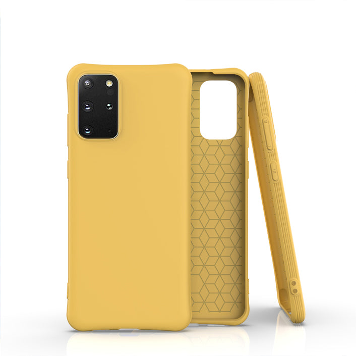 Matte TPU Mobile Phone Cover for Samsung Galaxy S20 Plus - Yellow