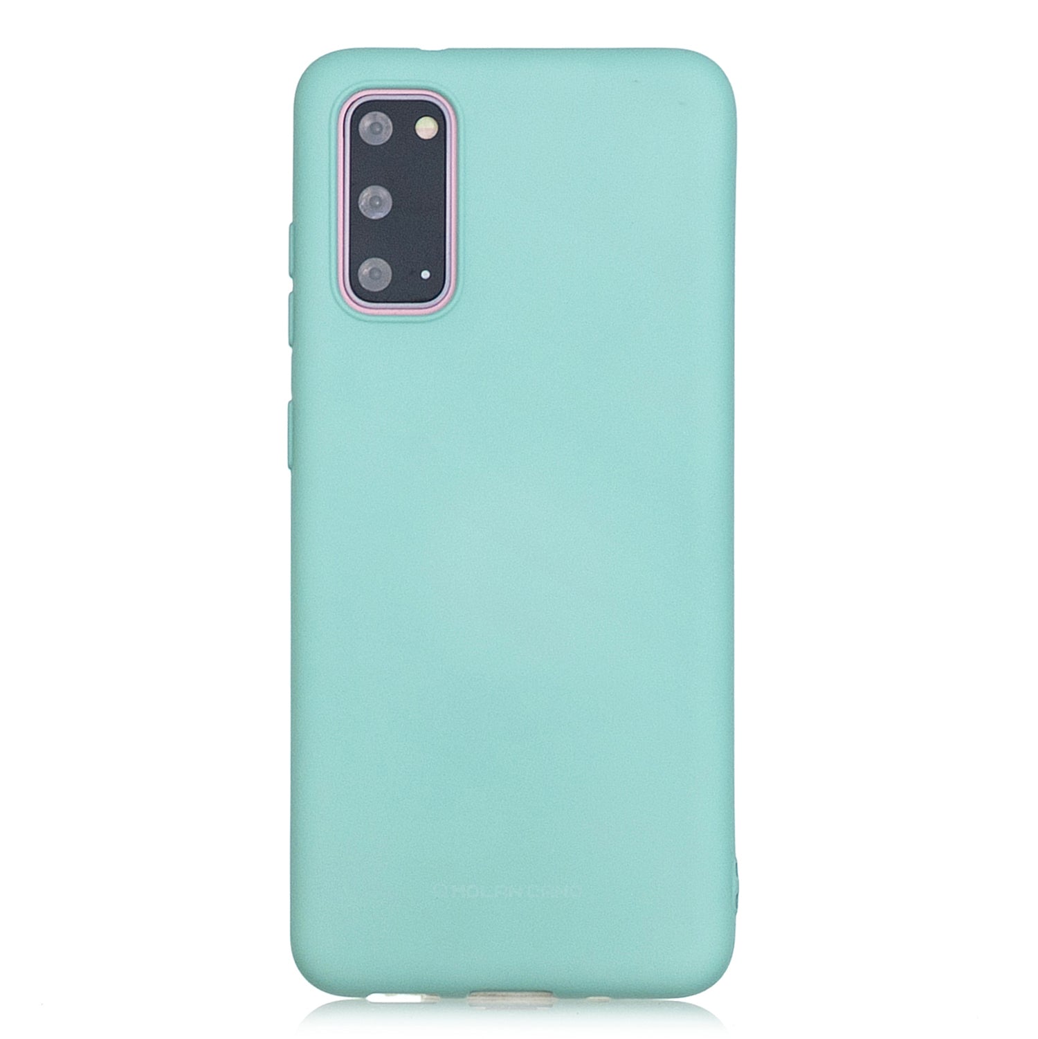 MOLAN CANO Rubberized Soft TPU Case for Samsung Galaxy S20 4G/S20 5G - Baby Blue