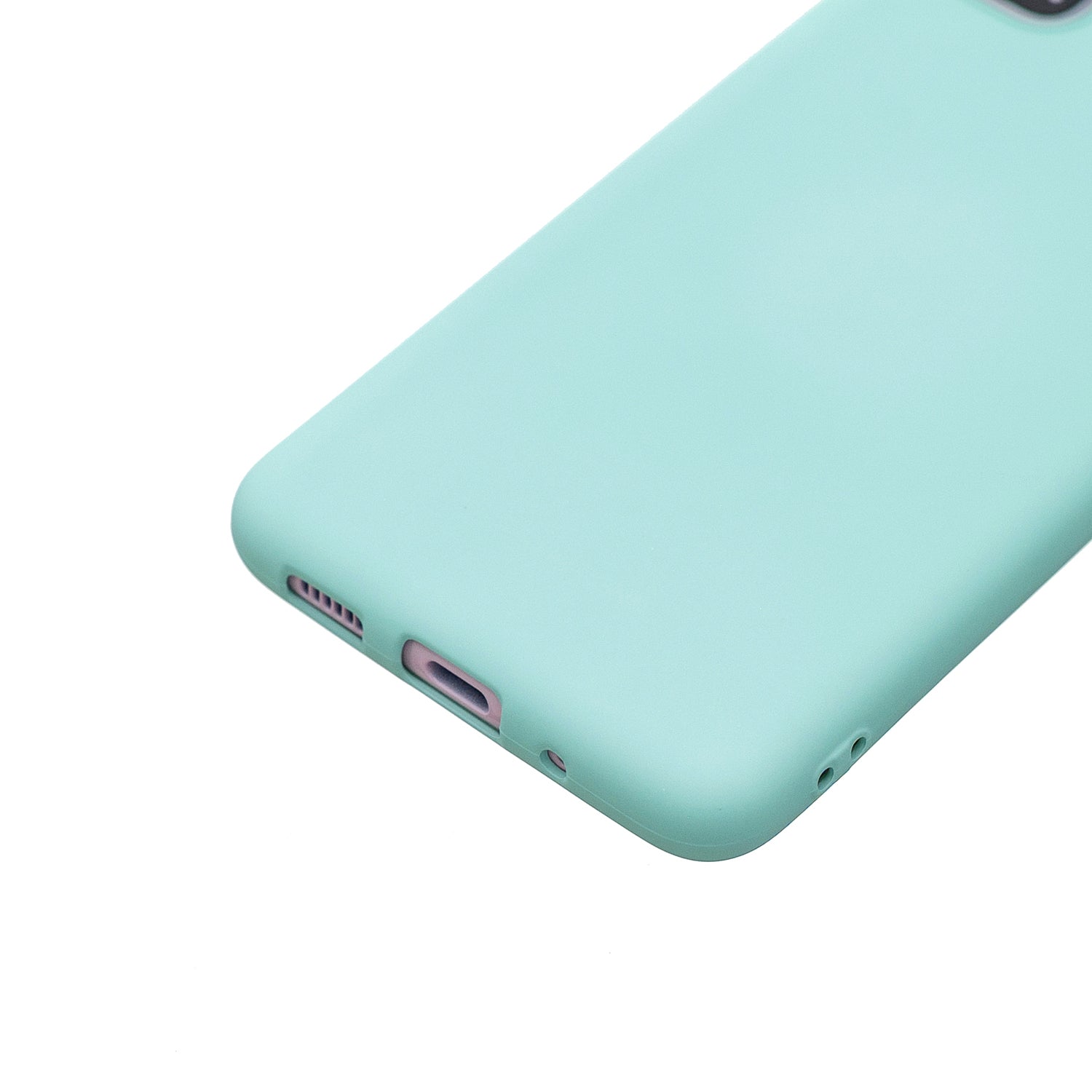 MOLAN CANO Rubberized Soft TPU Case for Samsung Galaxy S20 4G/S20 5G - Baby Blue