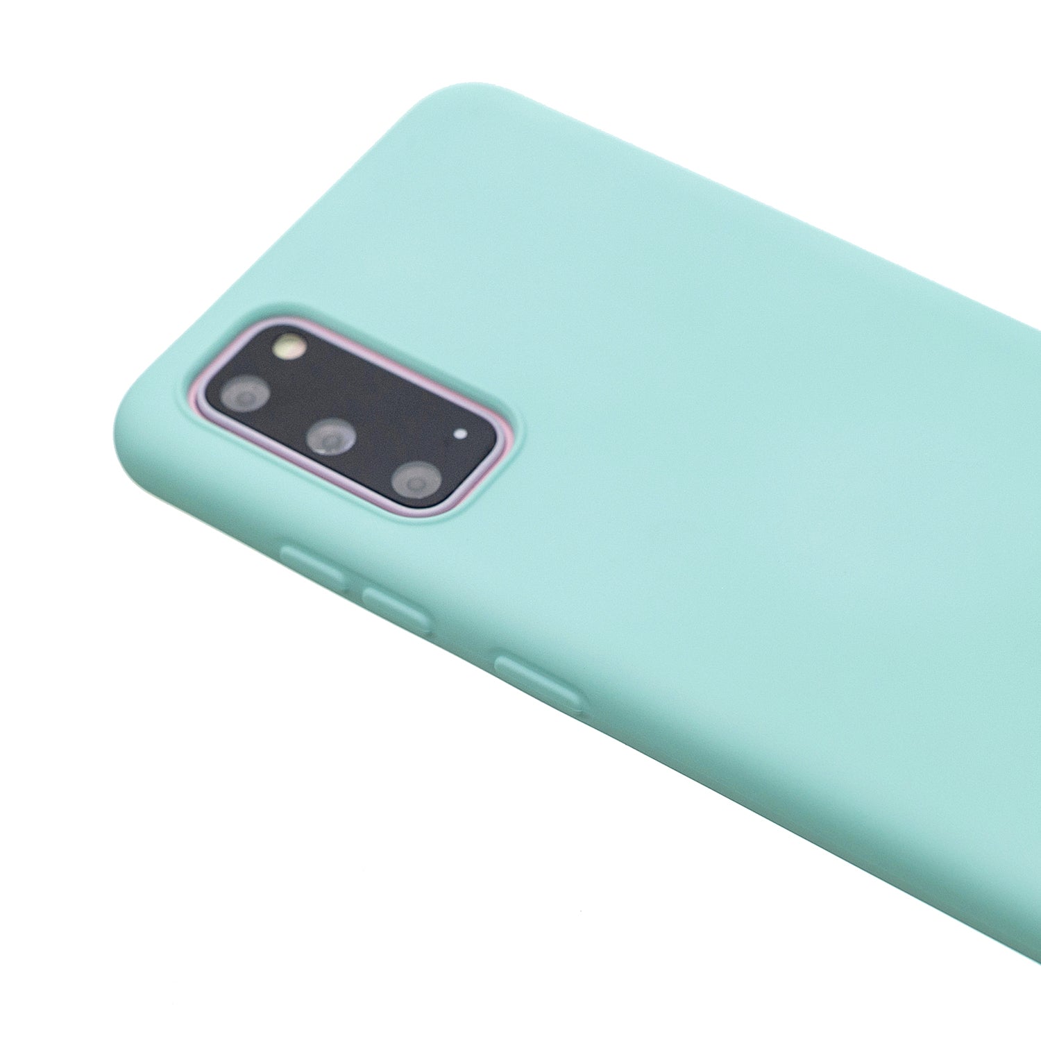 MOLAN CANO Rubberized Soft TPU Case for Samsung Galaxy S20 4G/S20 5G - Baby Blue