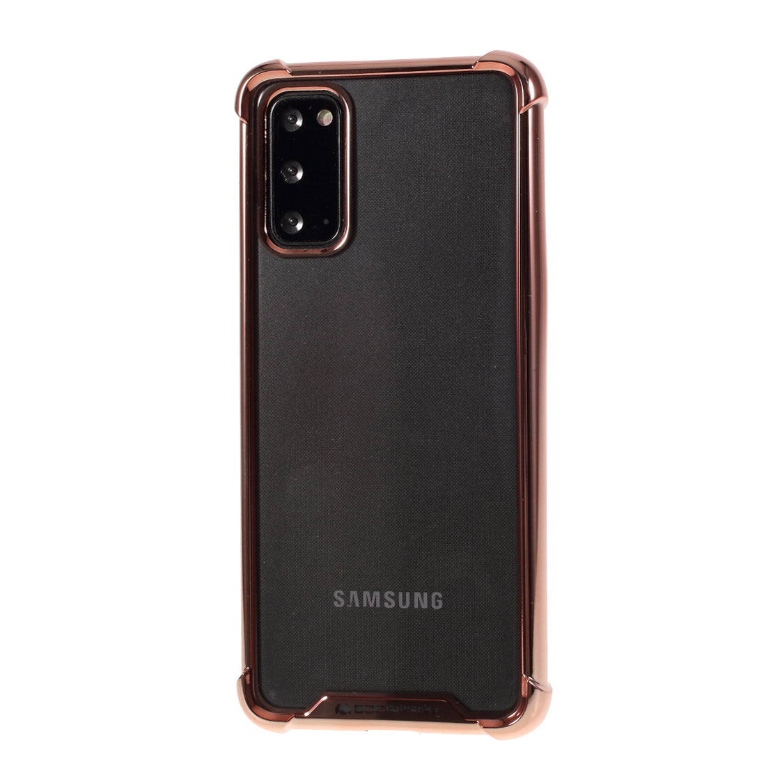 MERCURY GOOSPERY Case Electroplating TPU Mobile Phone Shell for Samsung Galaxy S20 4G/S20 5G - Rose Gold