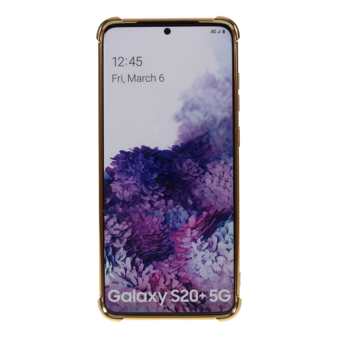 MERCURY GOOSPERY Mobile Phone Case Electroplating TPU Shell for Samsung Galaxy S20 Plus/S20 Plus 5G  - Gold