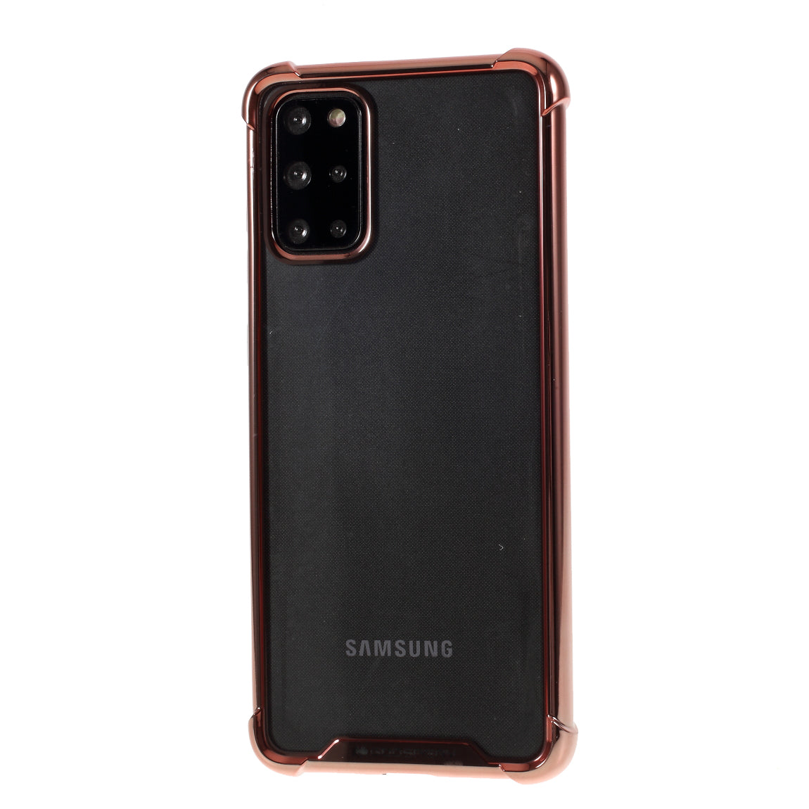 MERCURY GOOSPERY Mobile Phone Case Electroplating TPU Shell for Samsung Galaxy S20 Plus/S20 Plus 5G  - Rose Gold