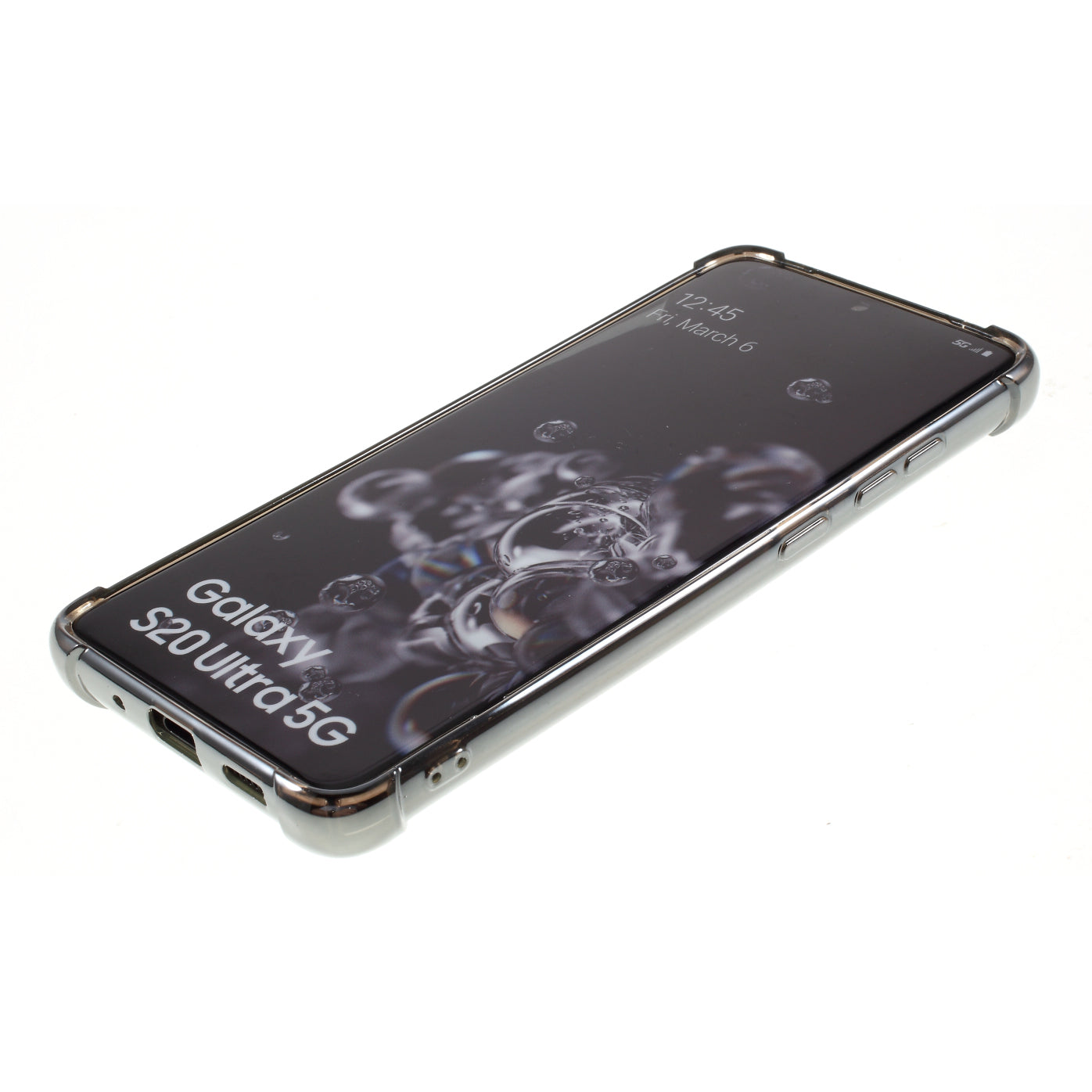 MERCURY GOOSPERY Protective Case Electroplating TPU Phone Shell for Samsung Galaxy S20 Ultra - Silver