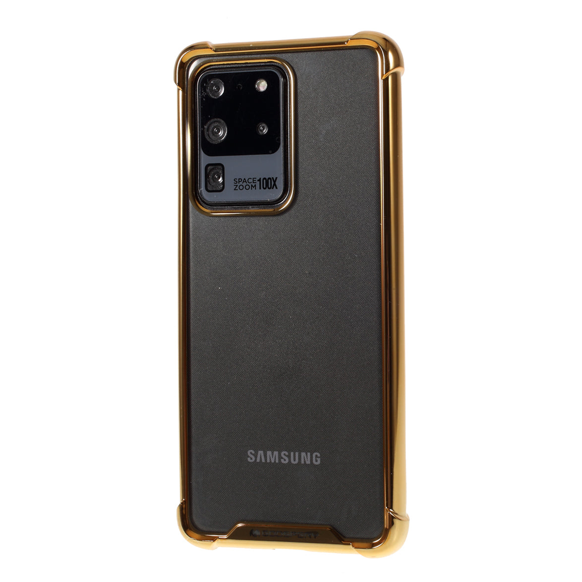 MERCURY GOOSPERY Protective Case Electroplating TPU Phone Shell for Samsung Galaxy S20 Ultra - Gold