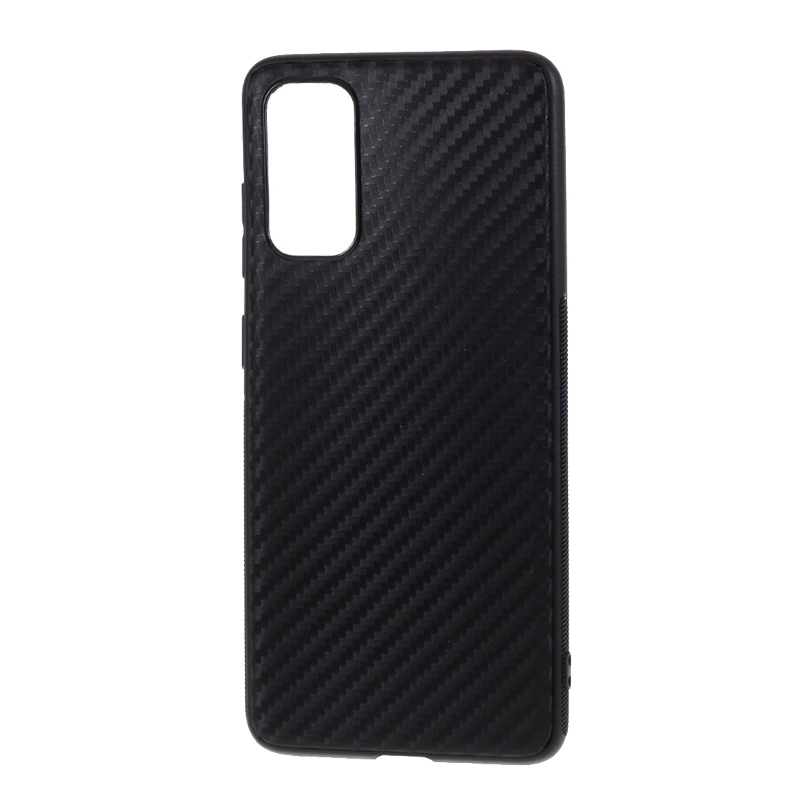 Carbon Fiber TPU Case for Samsung Galaxy S20 4G/S20 5G - Black