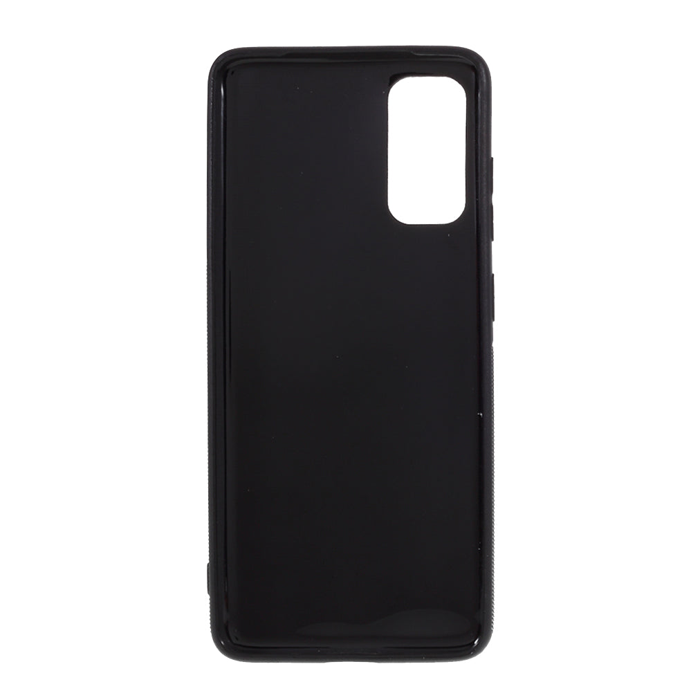 Carbon Fiber TPU Case for Samsung Galaxy S20 4G/S20 5G - Black