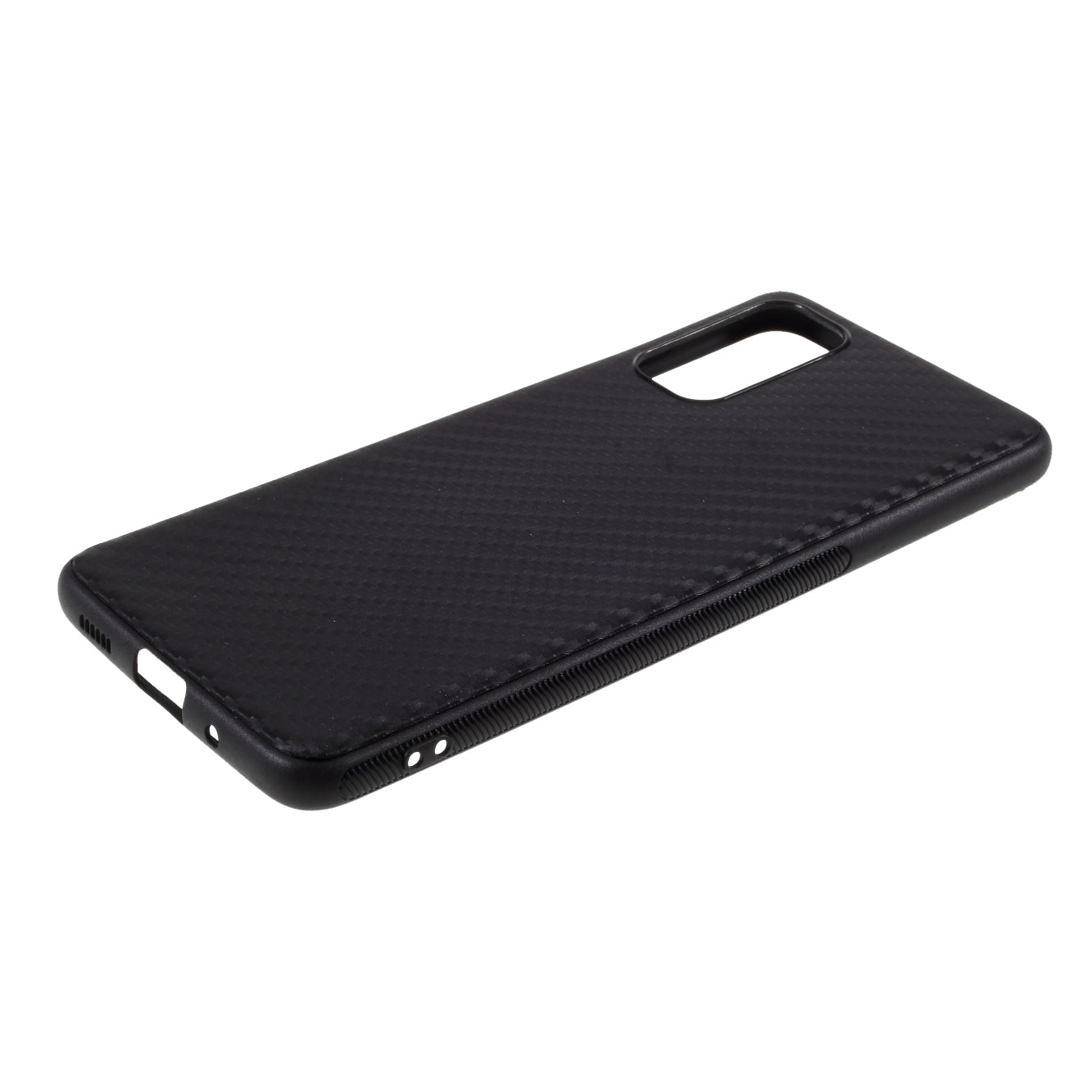 Carbon Fiber TPU Case for Samsung Galaxy S20 4G/S20 5G - Black