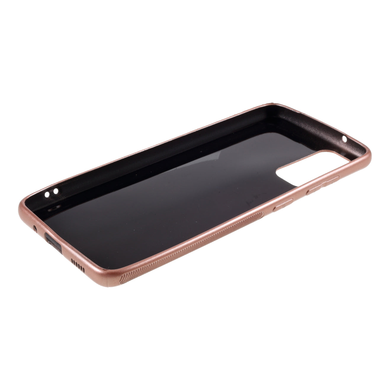 Carbon Fiber TPU Case for Samsung Galaxy S20 4G/S20 5G - Rose Gold