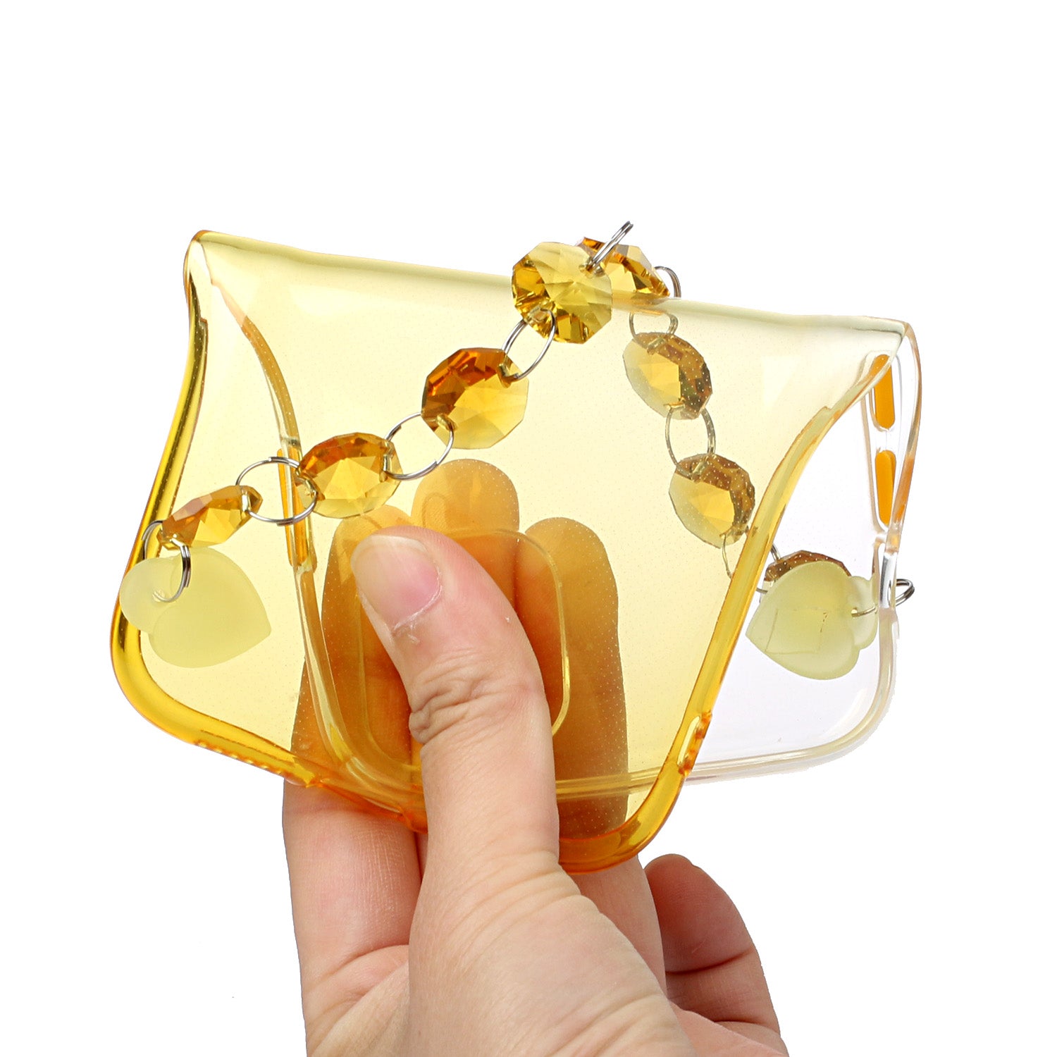 Crystal Bracelet Series Soft Phone Case for Samsung Galaxy S20 4G/S20 5G - Yellow