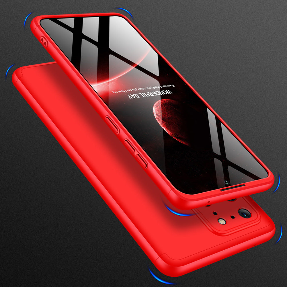 GKK Detachable 3-Piece Matte PC Shell for Samsung Galaxy S20 Ultra - Red