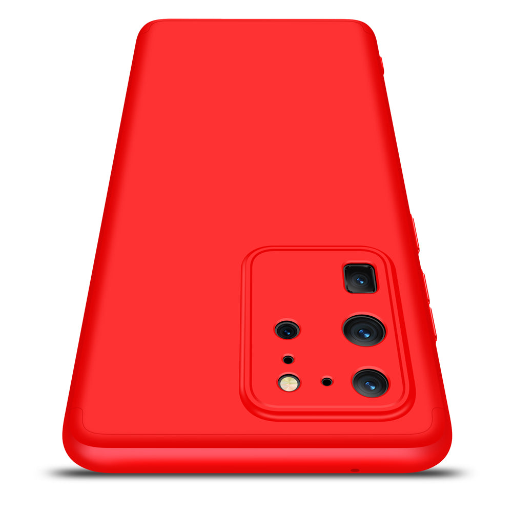 GKK Detachable 3-Piece Matte PC Shell for Samsung Galaxy S20 Ultra - Red