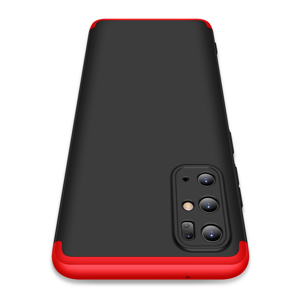 GKK Detachable 3-Piece Matte Hard PC Cover for Samsung Galaxy S20 Plus - Red / Black