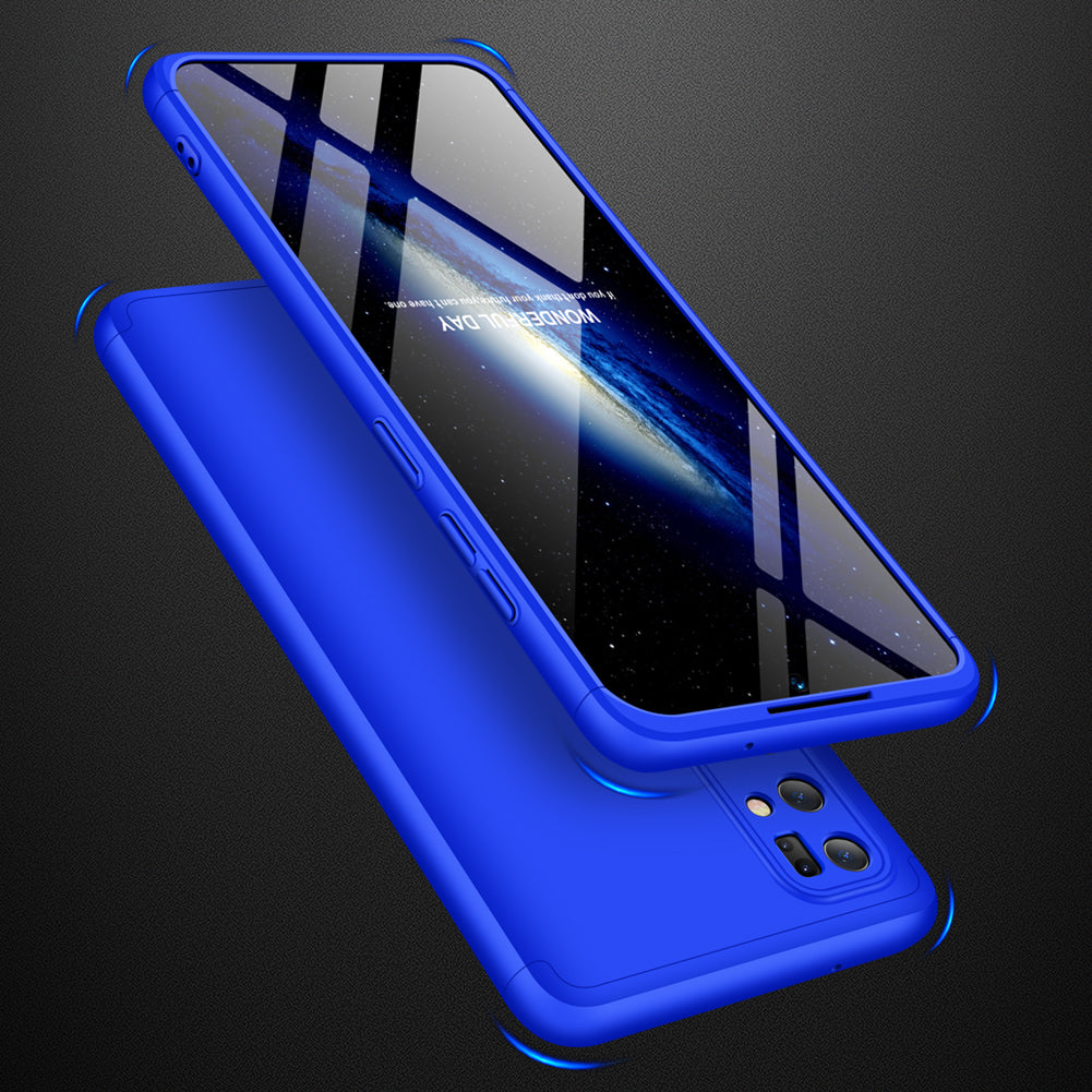 GKK Detachable 3-Piece Matte Hard PC Cover for Samsung Galaxy S20 Plus - Blue