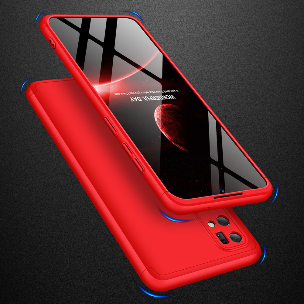 GKK Detachable 3-Piece Matte Hard PC Cover for Samsung Galaxy S20 Plus - Red